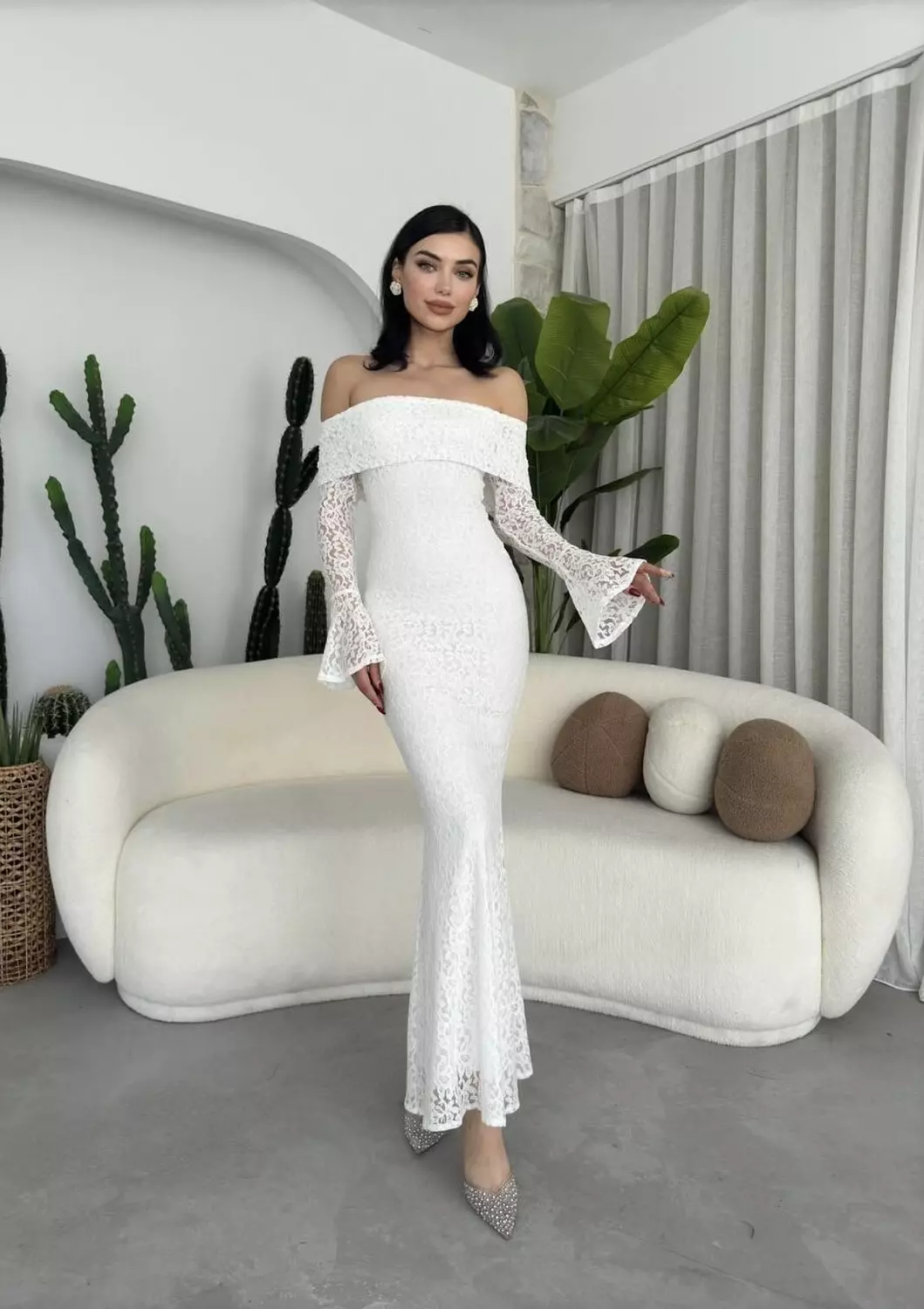 Dantel Lace Off Shoulder  4