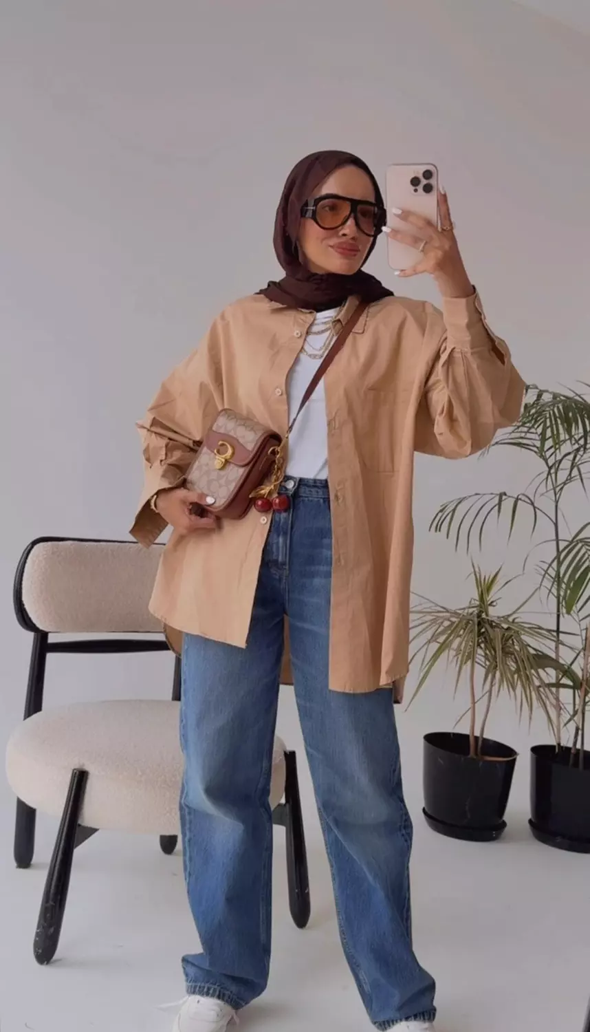 Oversized Gabardine Shirt 11