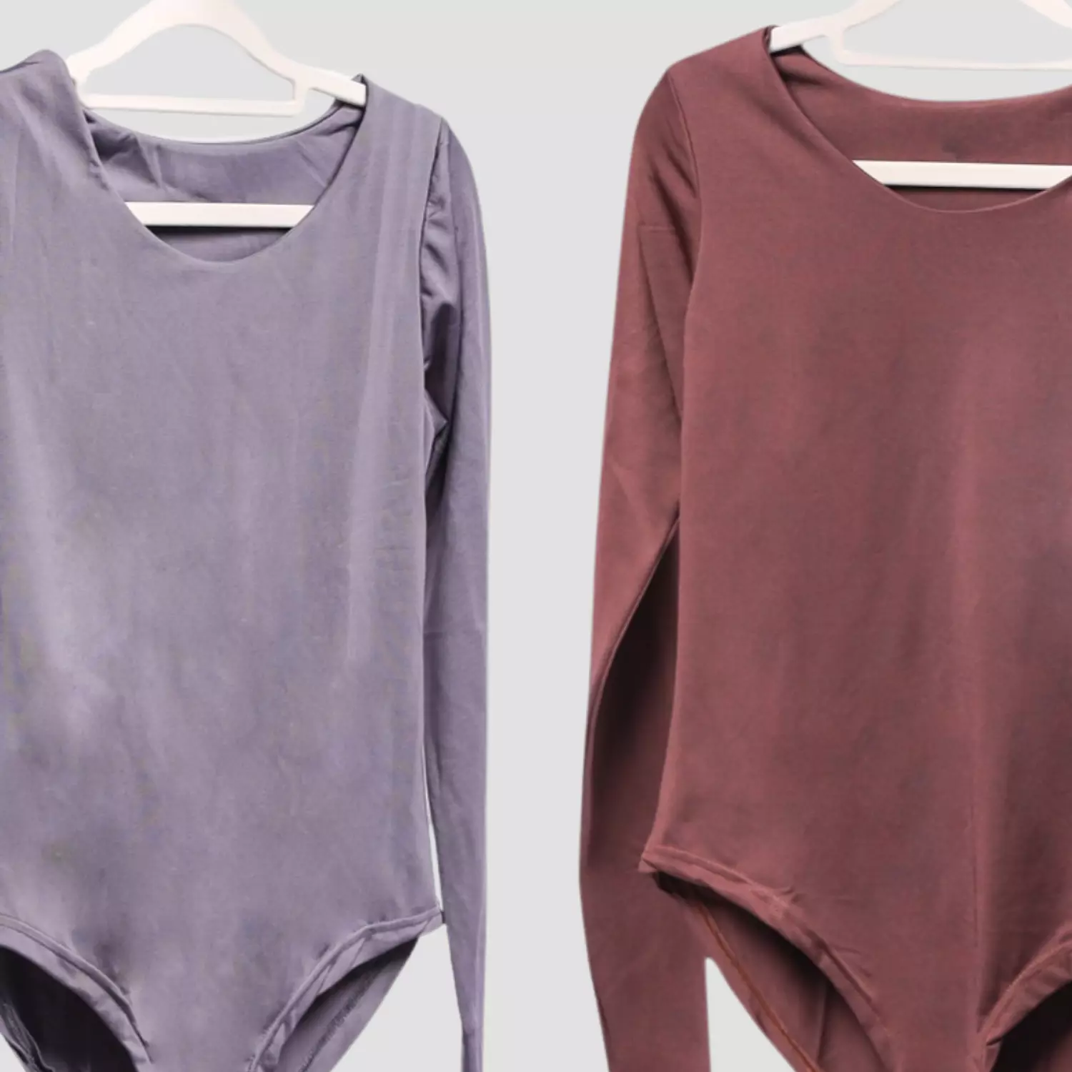 093 Bodysuit Round Neck With Finger Hole 7