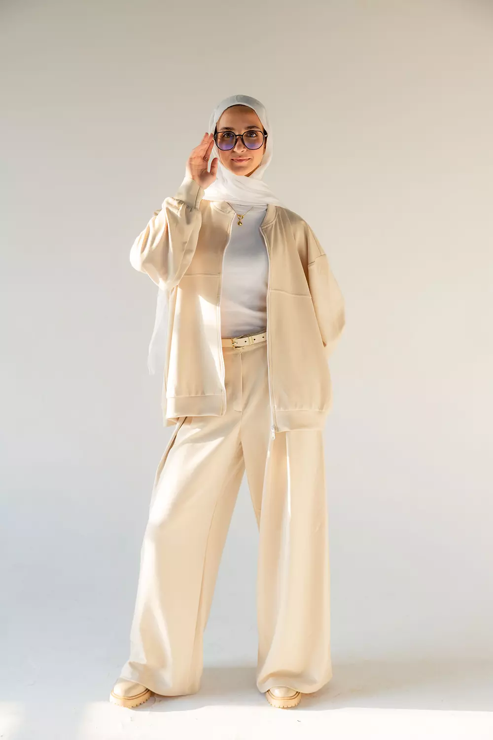 Comfy Oysho Set in Beige 3