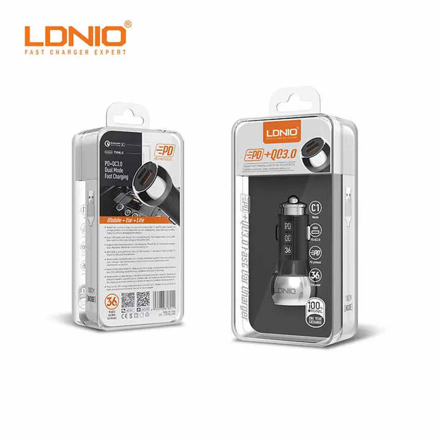 CAR CHARGER LDNIO 38W C1 hover image
