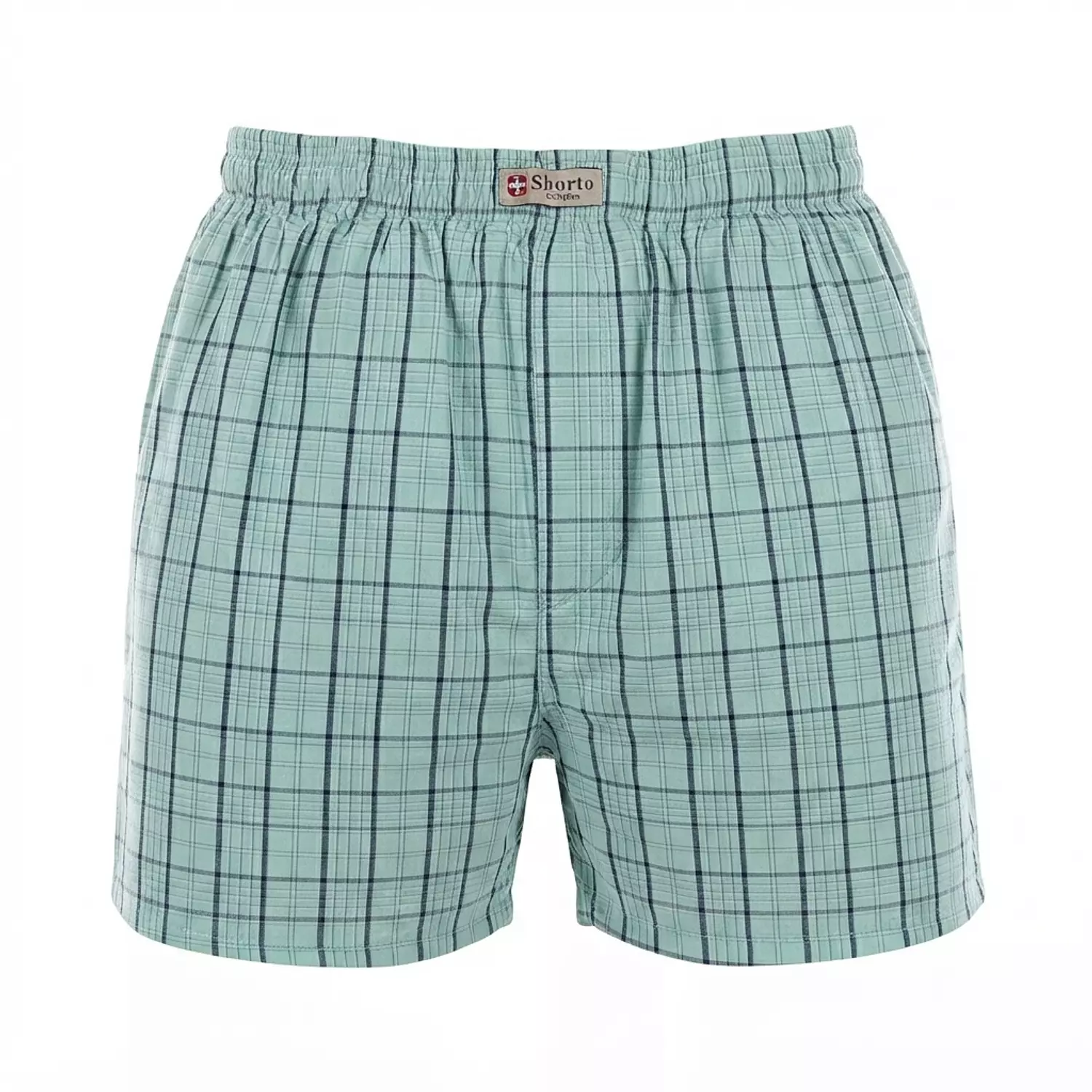 Men's Plaid Boxer - 4333 - Green image