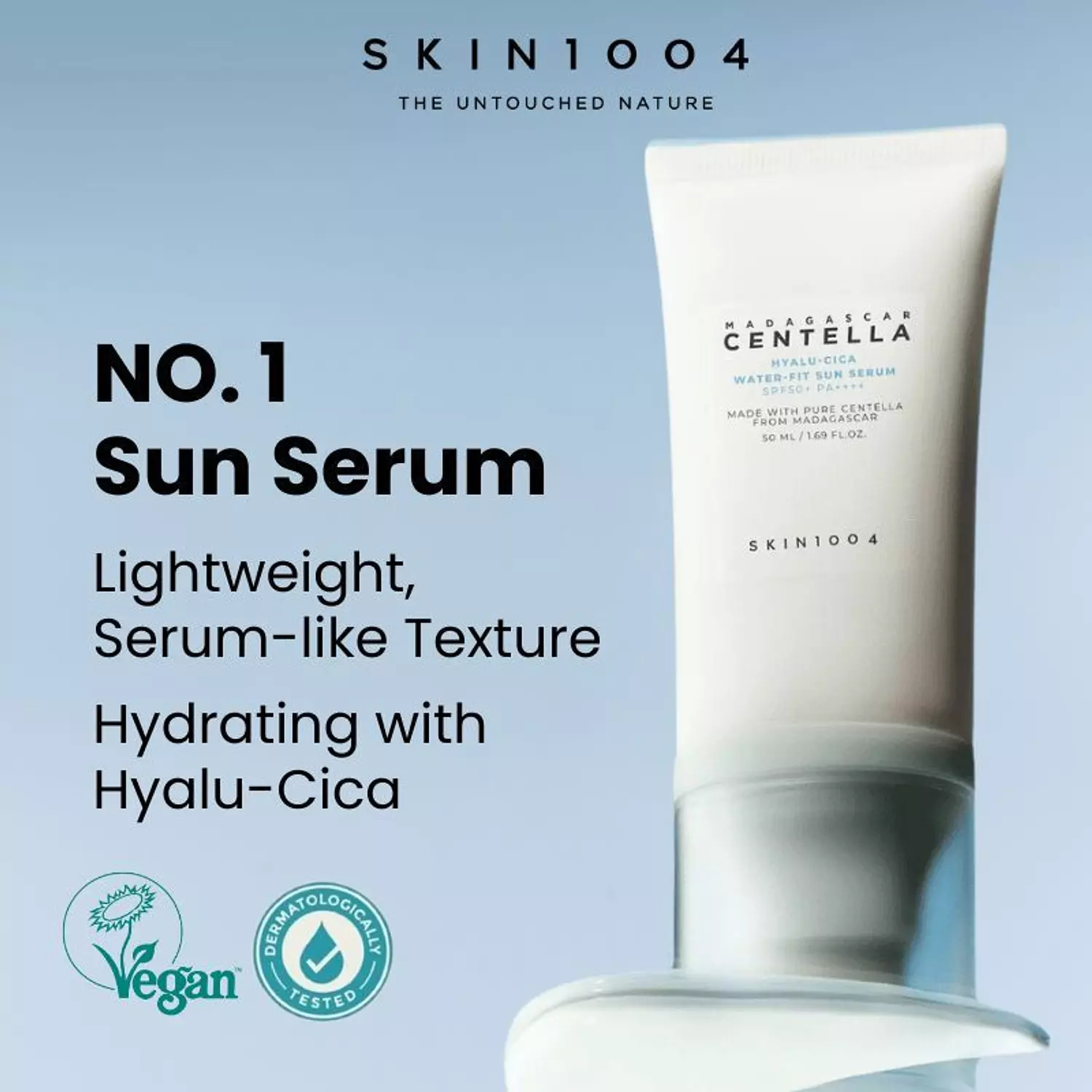 SKIN1004 – Madagascar Centella Hyalu-Cica Water-Fit Sun Serum Twin Pack (2 x 50ml) 2