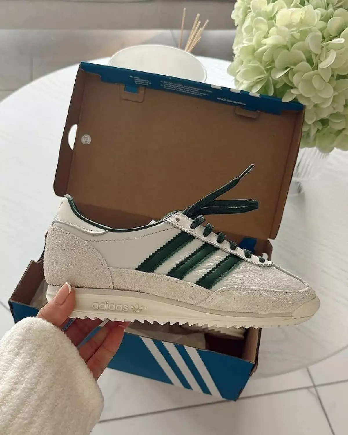 Adidas SL 72  white / green  2