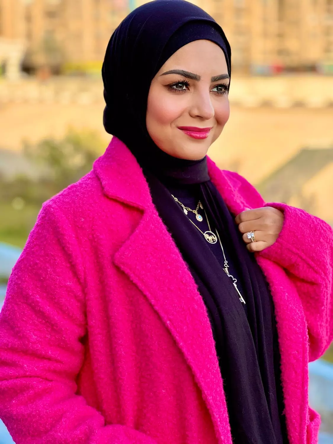 Fleece Winter Coat - Fuchsia 1