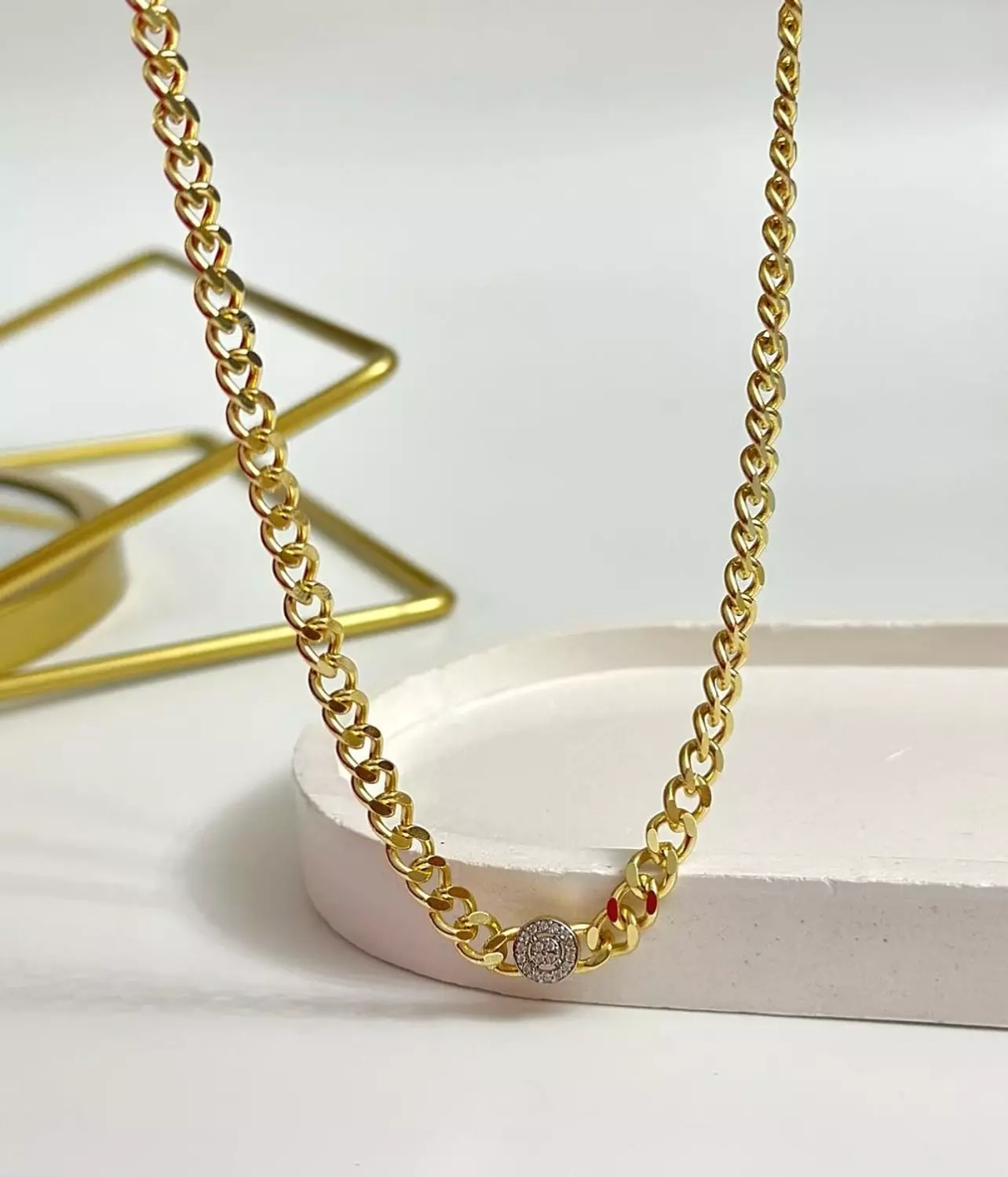 Necklace N43 gold plated  image