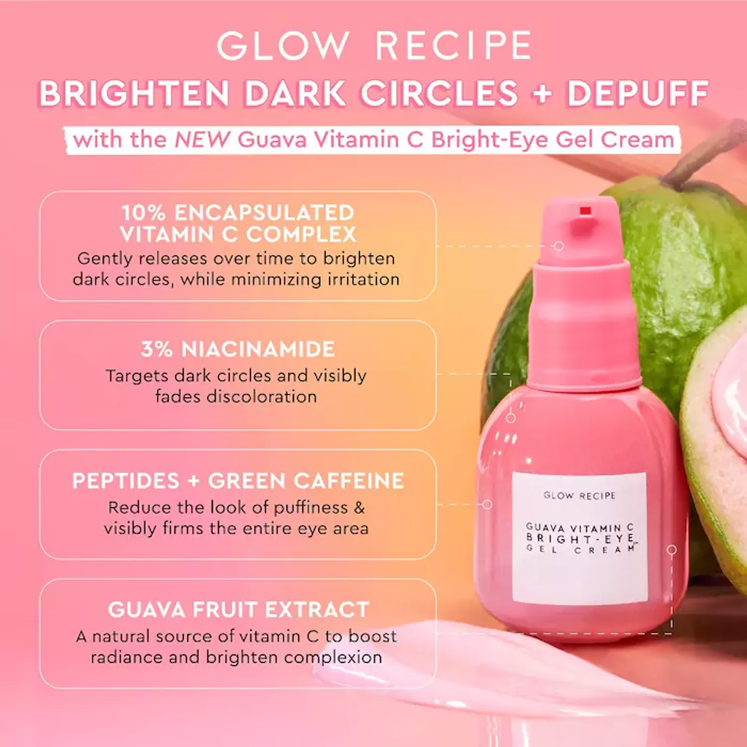 Glow Recipe Guava Vitamin C Dark Spot Brightening Treatment Serum 3