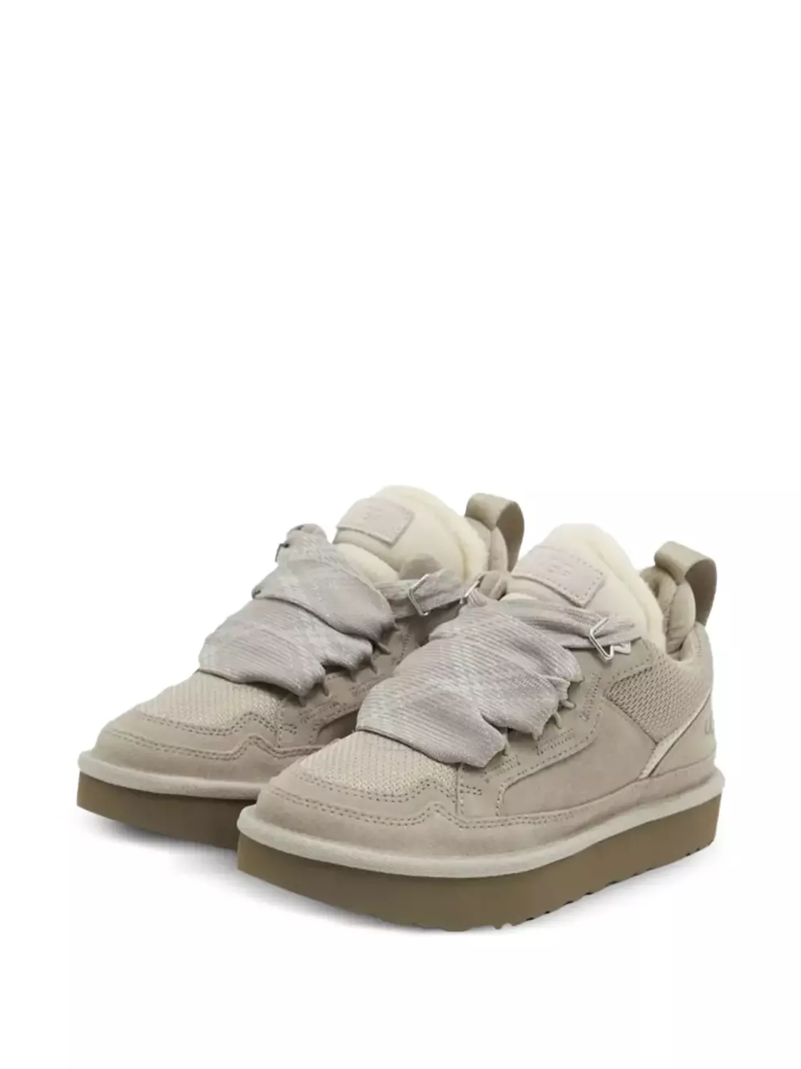 Lowmel ribbon lace-up slippers 2