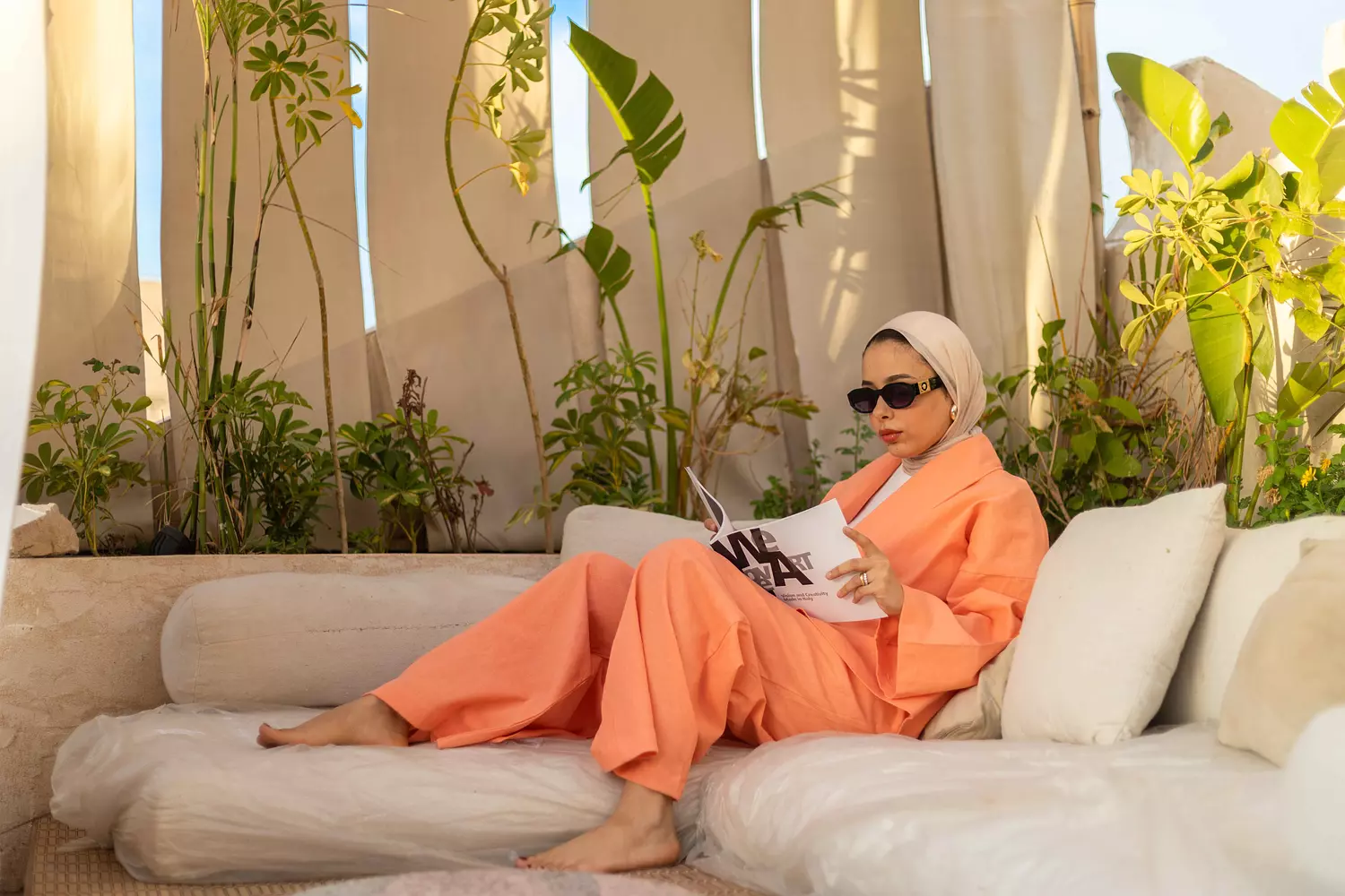 Linen Set - Orange 3