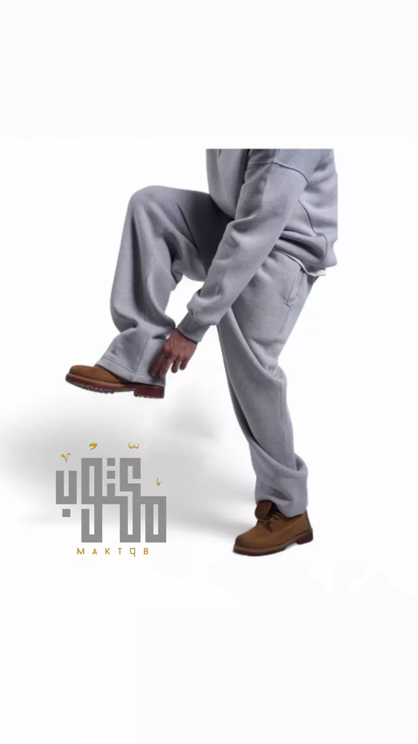 Basic wide leg sweat pants  6