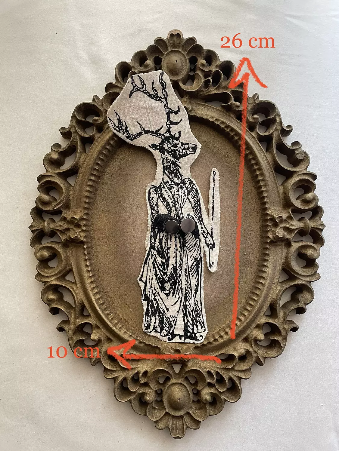“ Lady dear” hand painted patch-hya  image