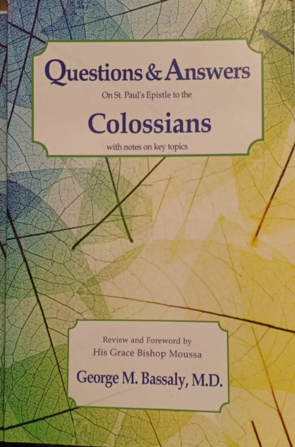 Questions & Answers Colossians image