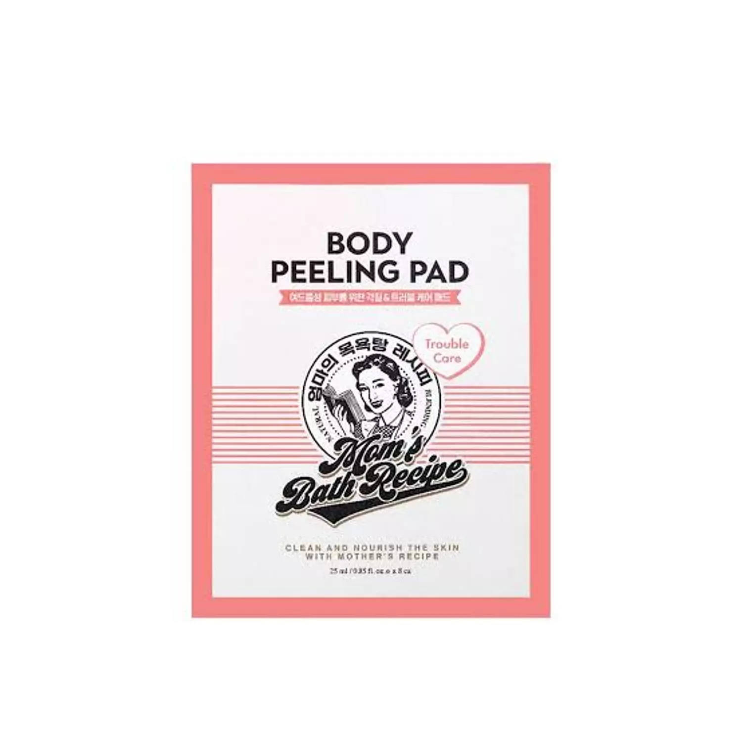 Moms Bath Recipe Body Peeling Pad TROUBLE CARE image