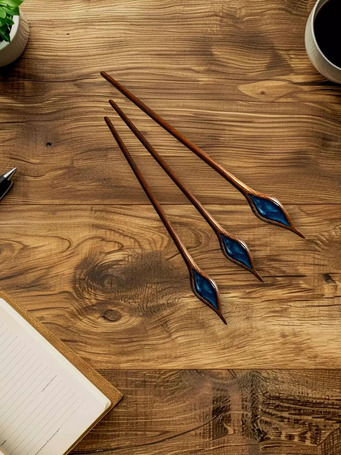 Emerald Hair Stick 3