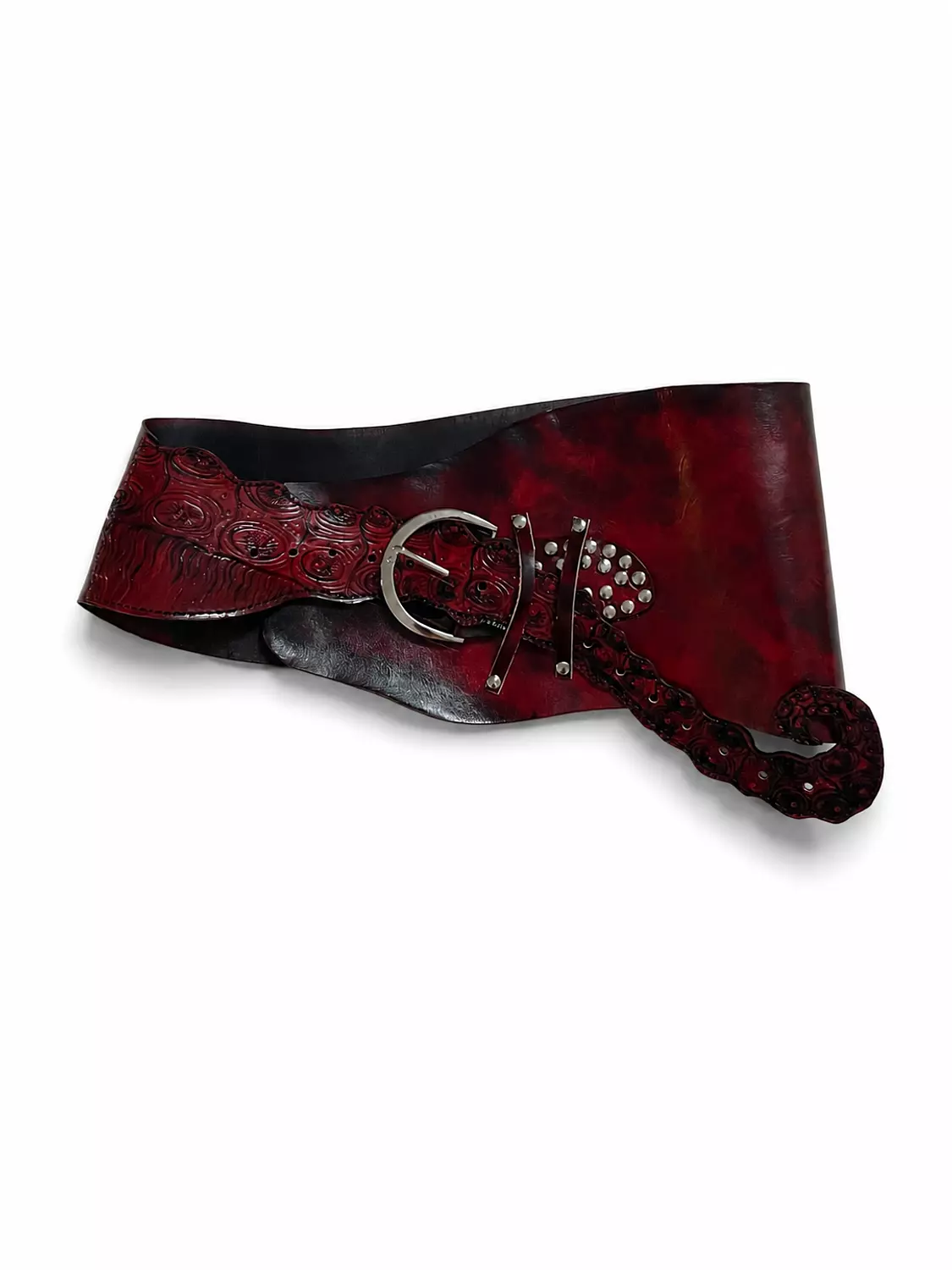 Red Corset Statement Belt 2