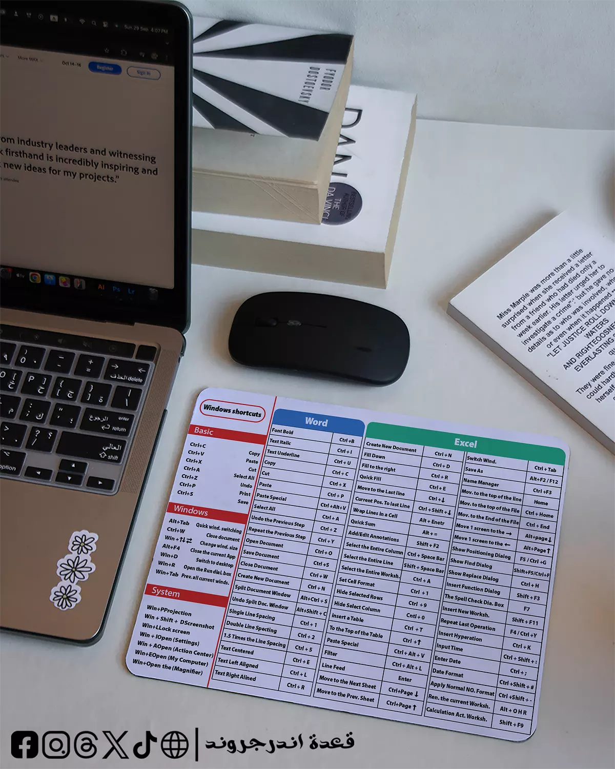 Windows shortcuts & word & excel  image