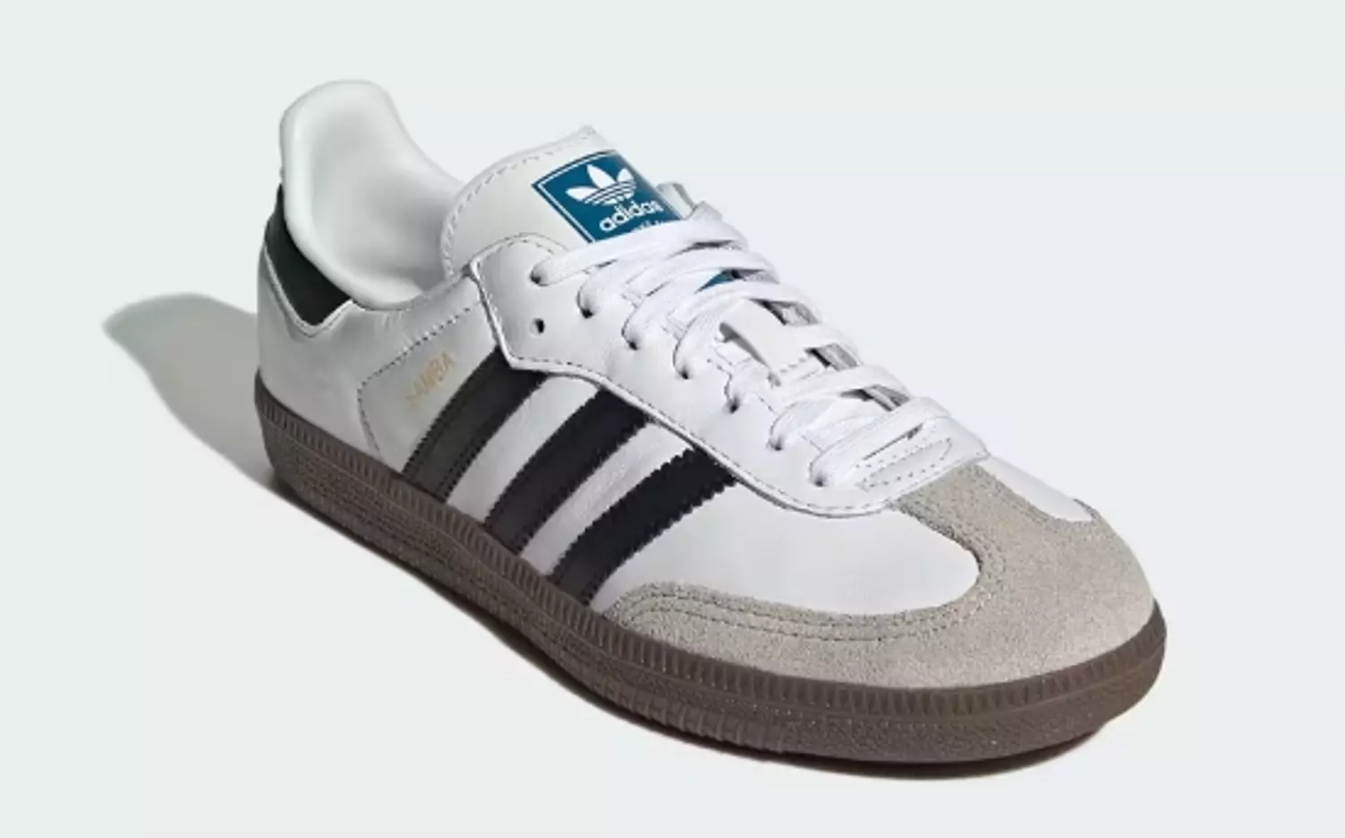 Adidas Samba White %BLACK  1
