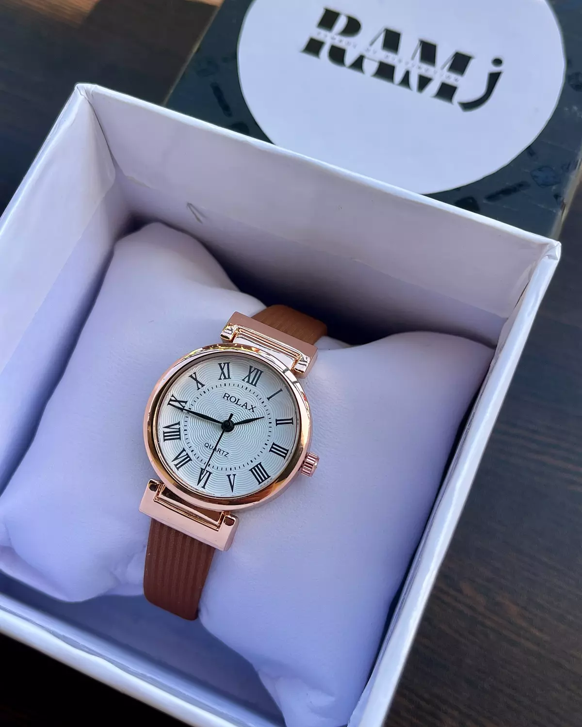 Brown Leather Rolax 4