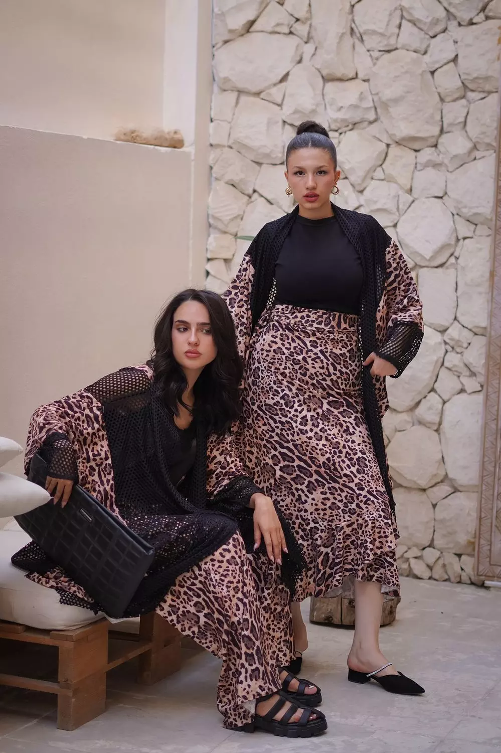 Leopard kimono 