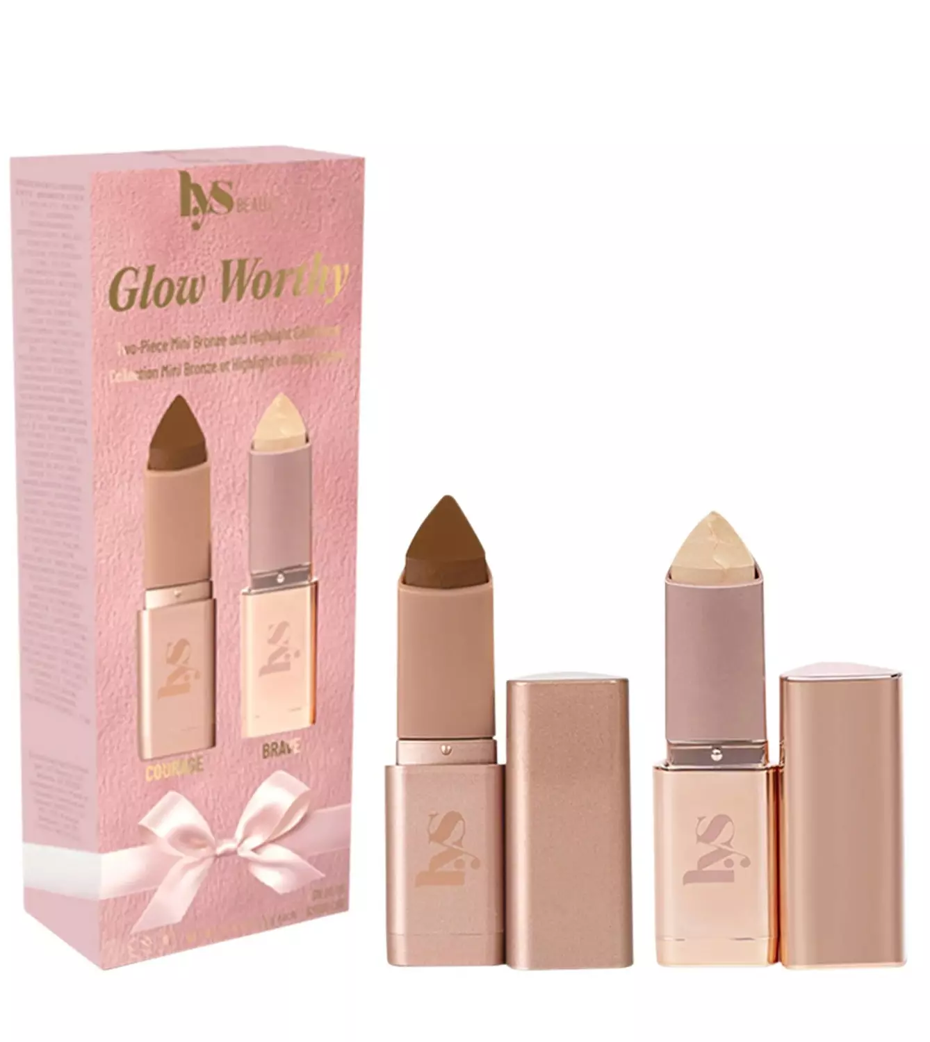 LYS Beauty  Mini Glow Worthy Light Bronzer and Highlighter 2-Piece Set