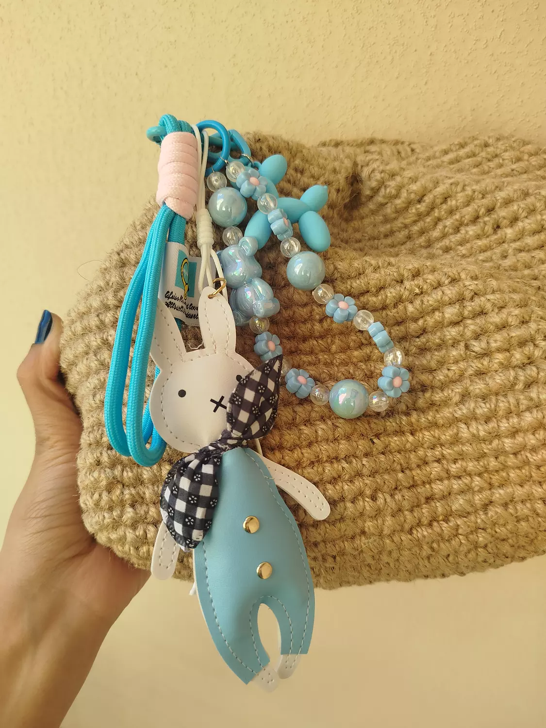  Blue Rabbit set  charm bag  image