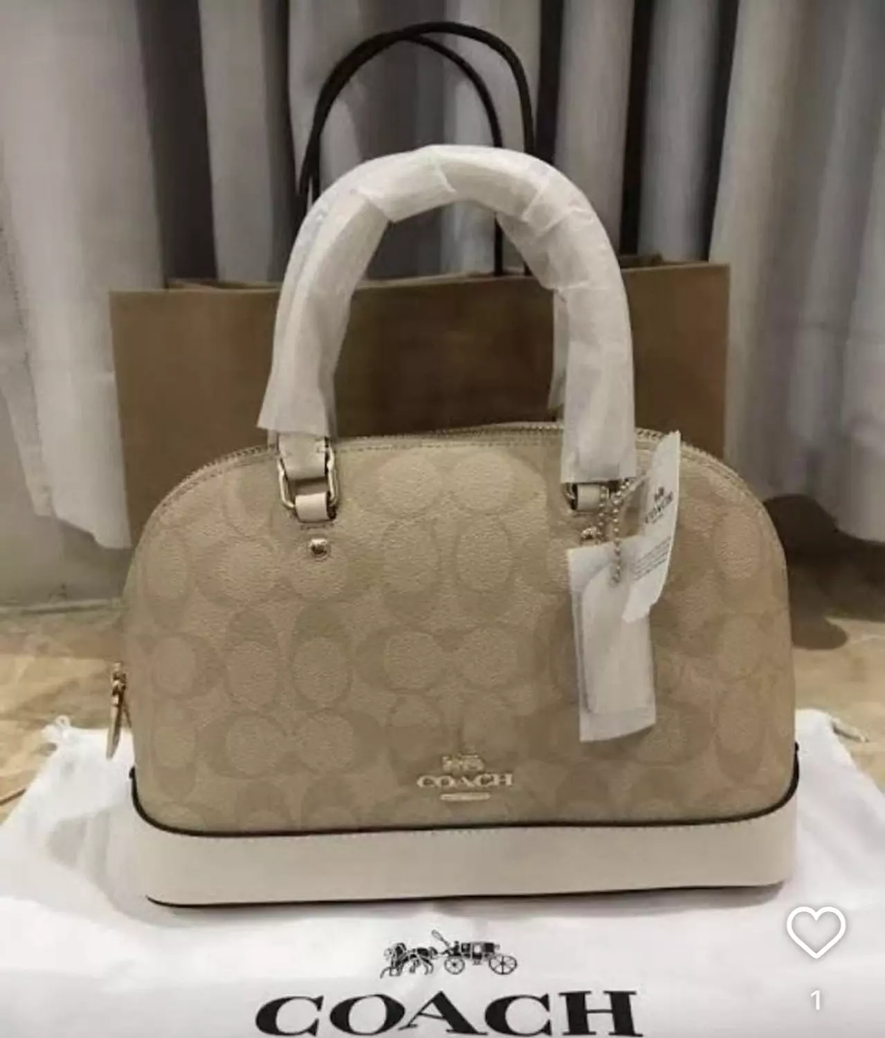 Coach Sierra Satchel In Signature Canvas  hover image
