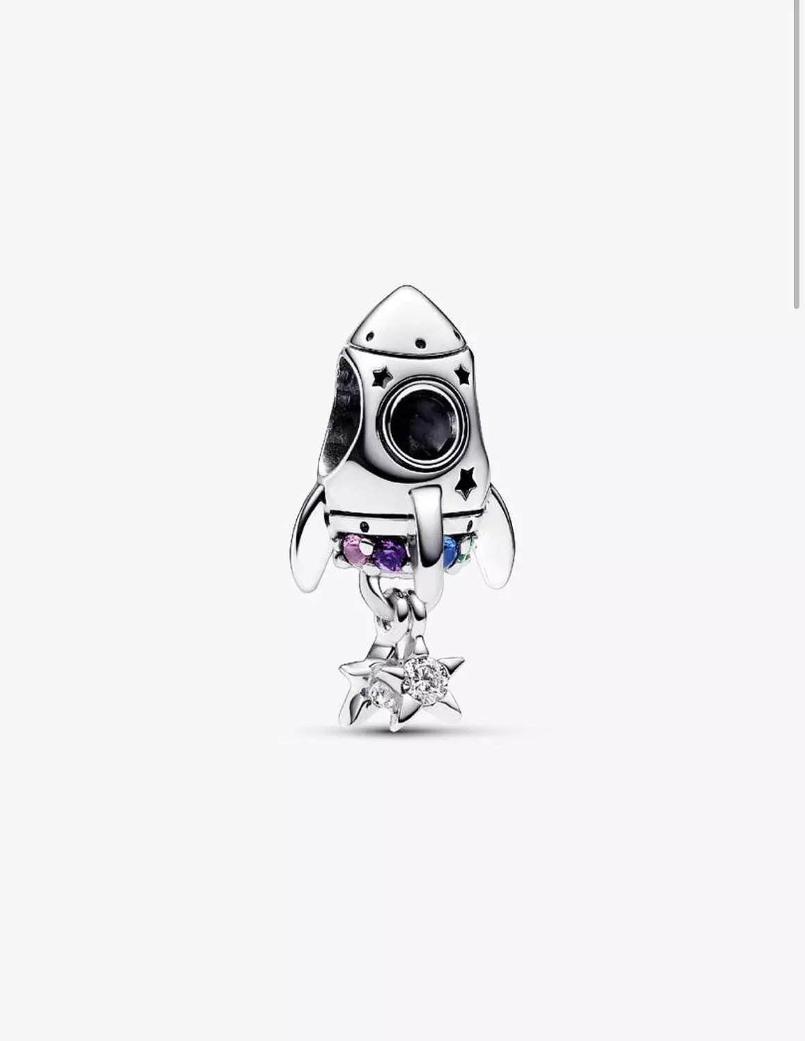 Space Love Rocket Charm image