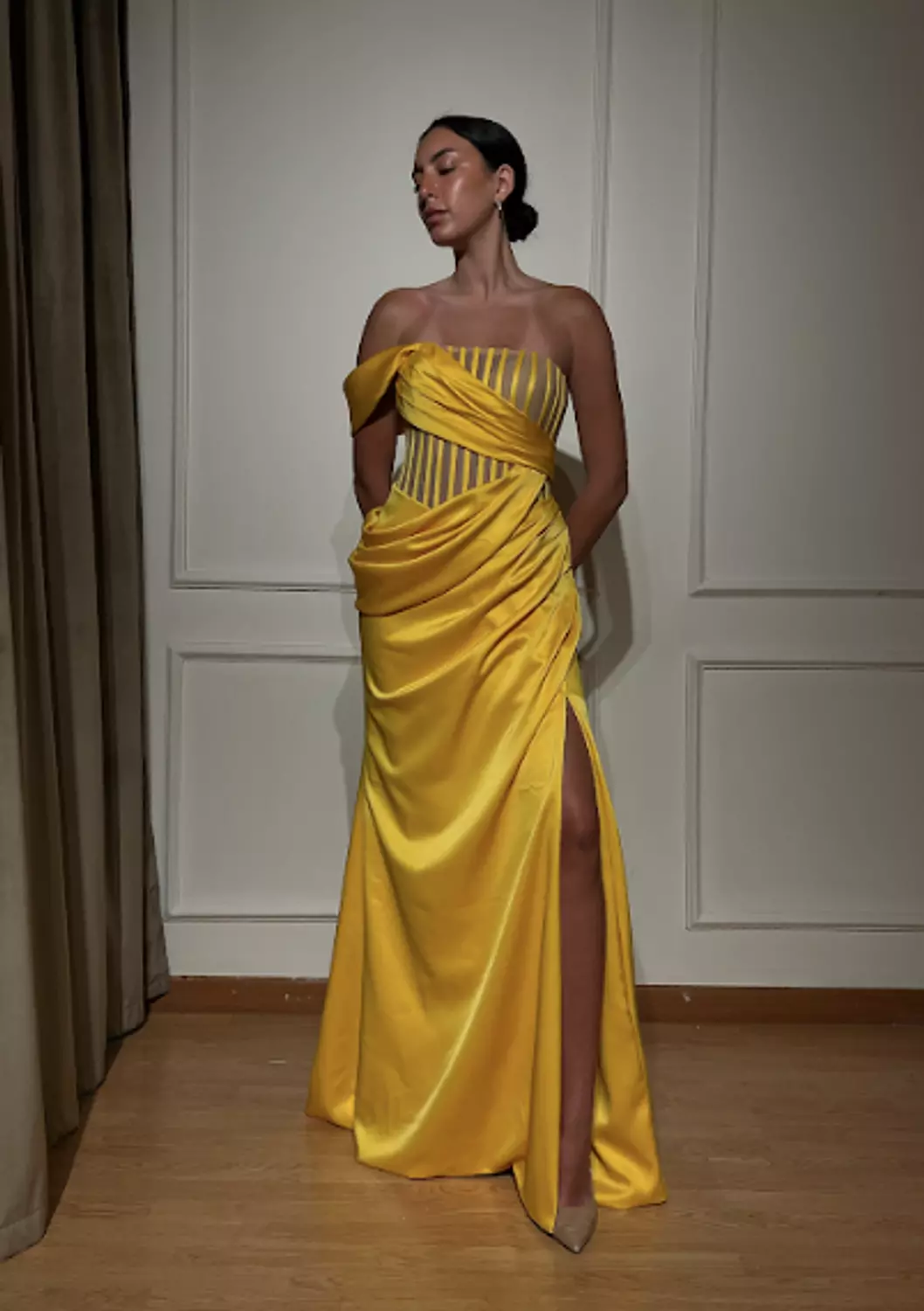 Yellow Draping  image
