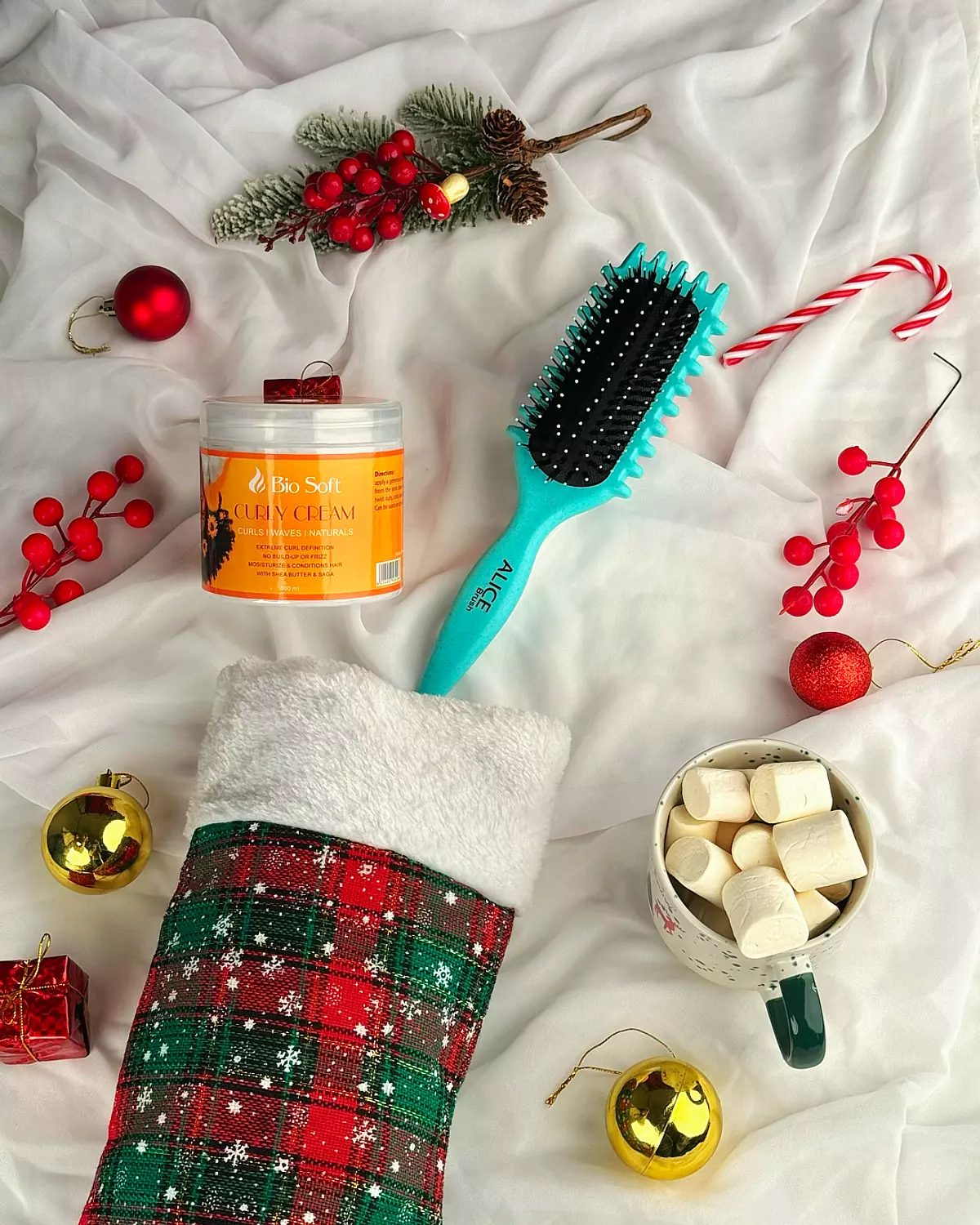 Curling Cream + Curly Brush Duo  image