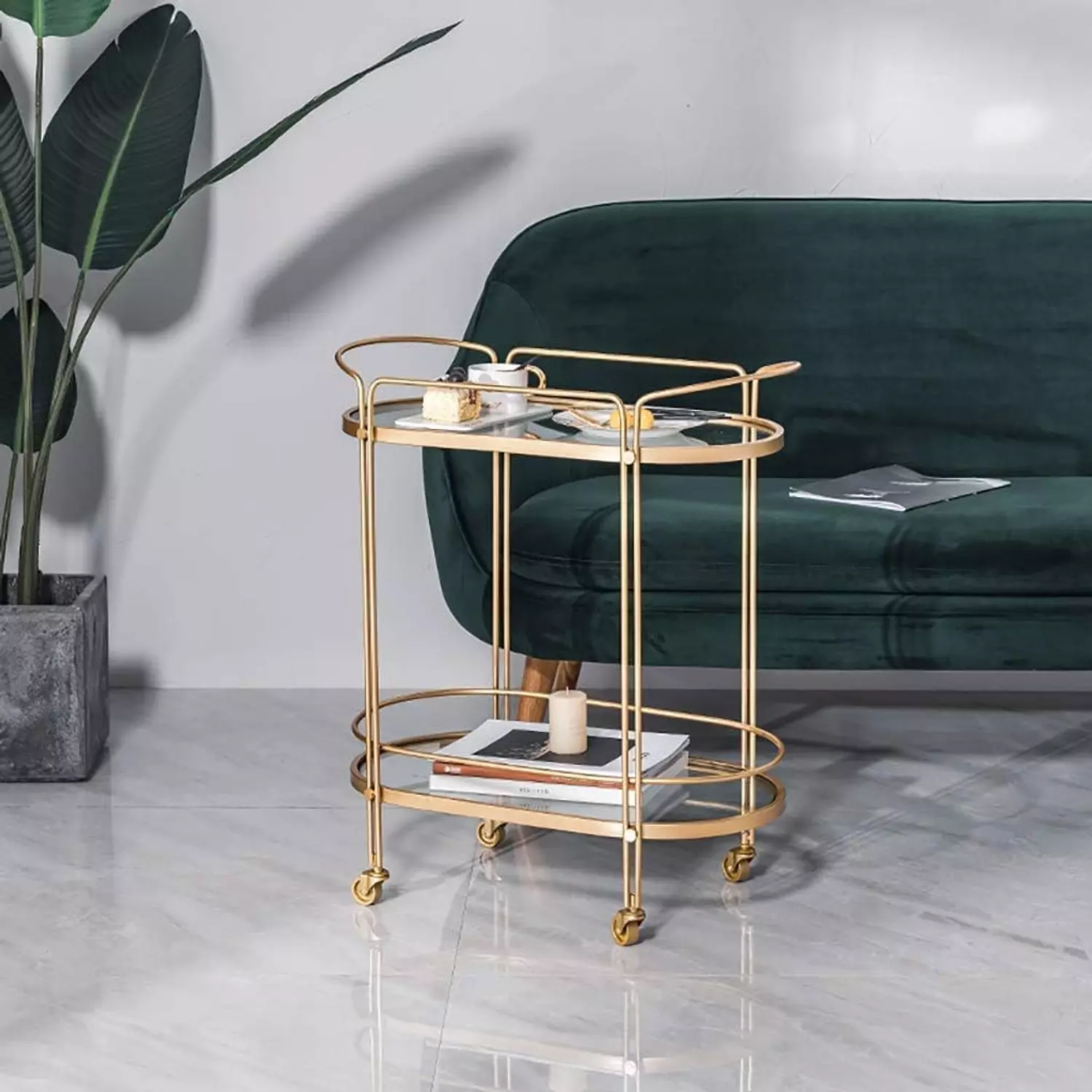 Serving trolley 35*60*80 cm hover image