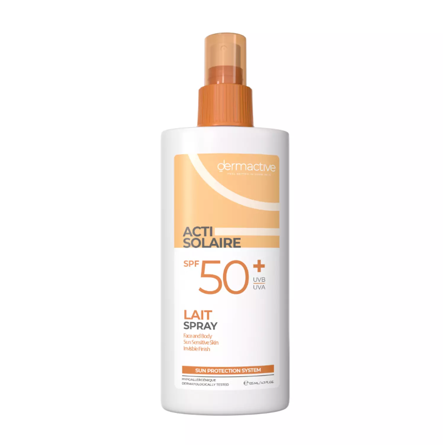 DERMACTIVE ACTI SOLAIRE SUNSCREEN LAIT SPRAY  SPF+ 50 - 125 ML image