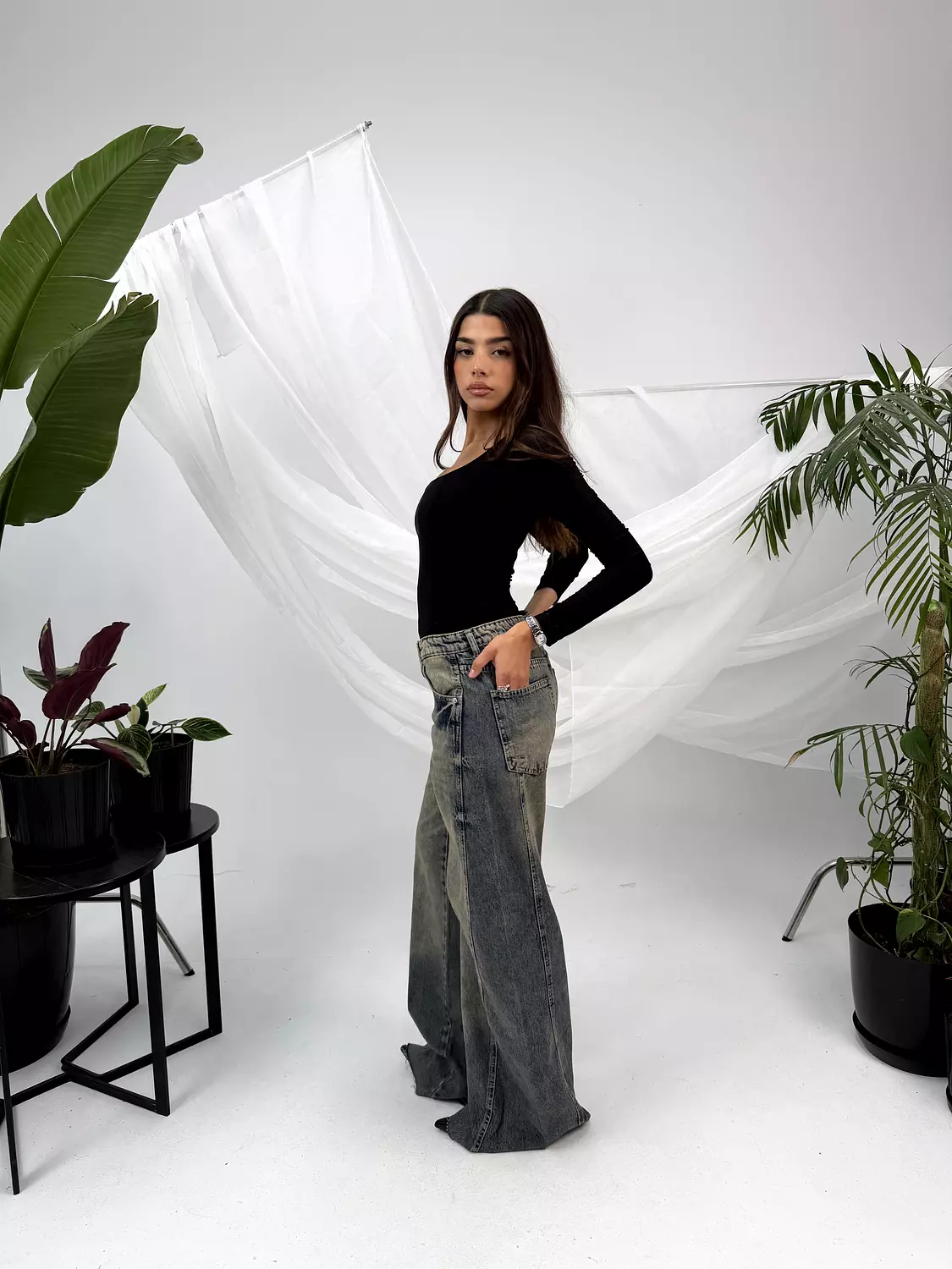 Side seam wide leg 5