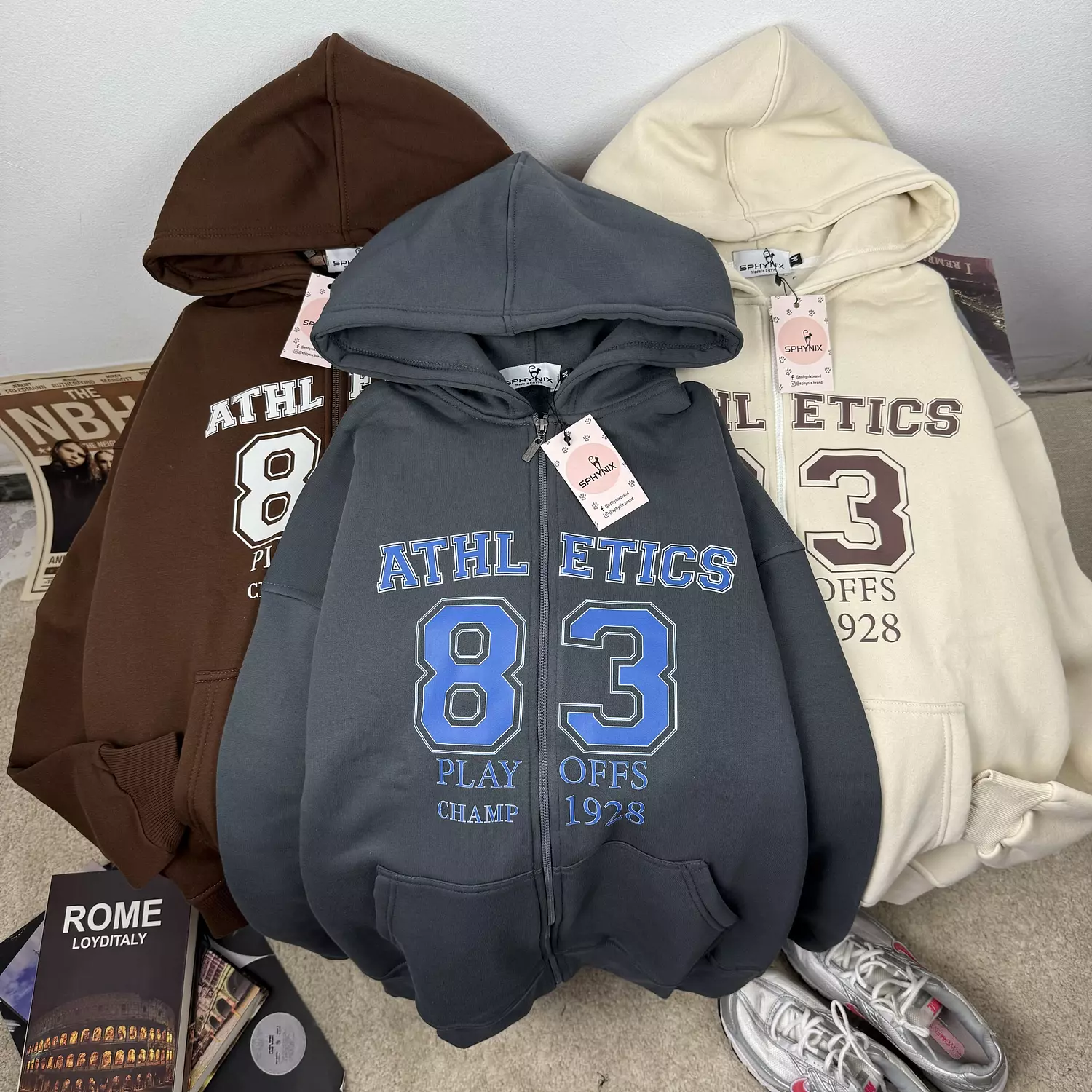 Athletic Zip-up Hoodie image