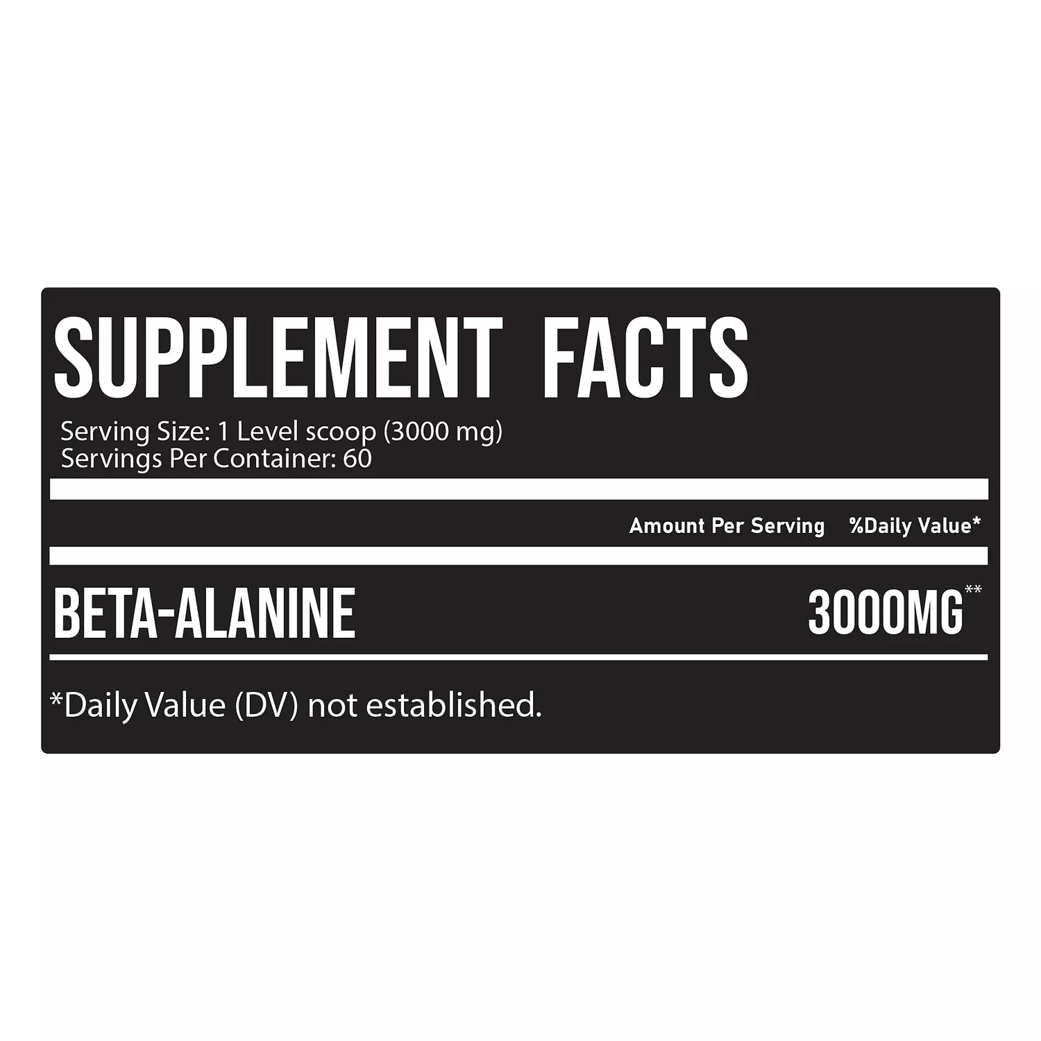 Lls Beta-Alanine – 60 Servings, 180g hover image