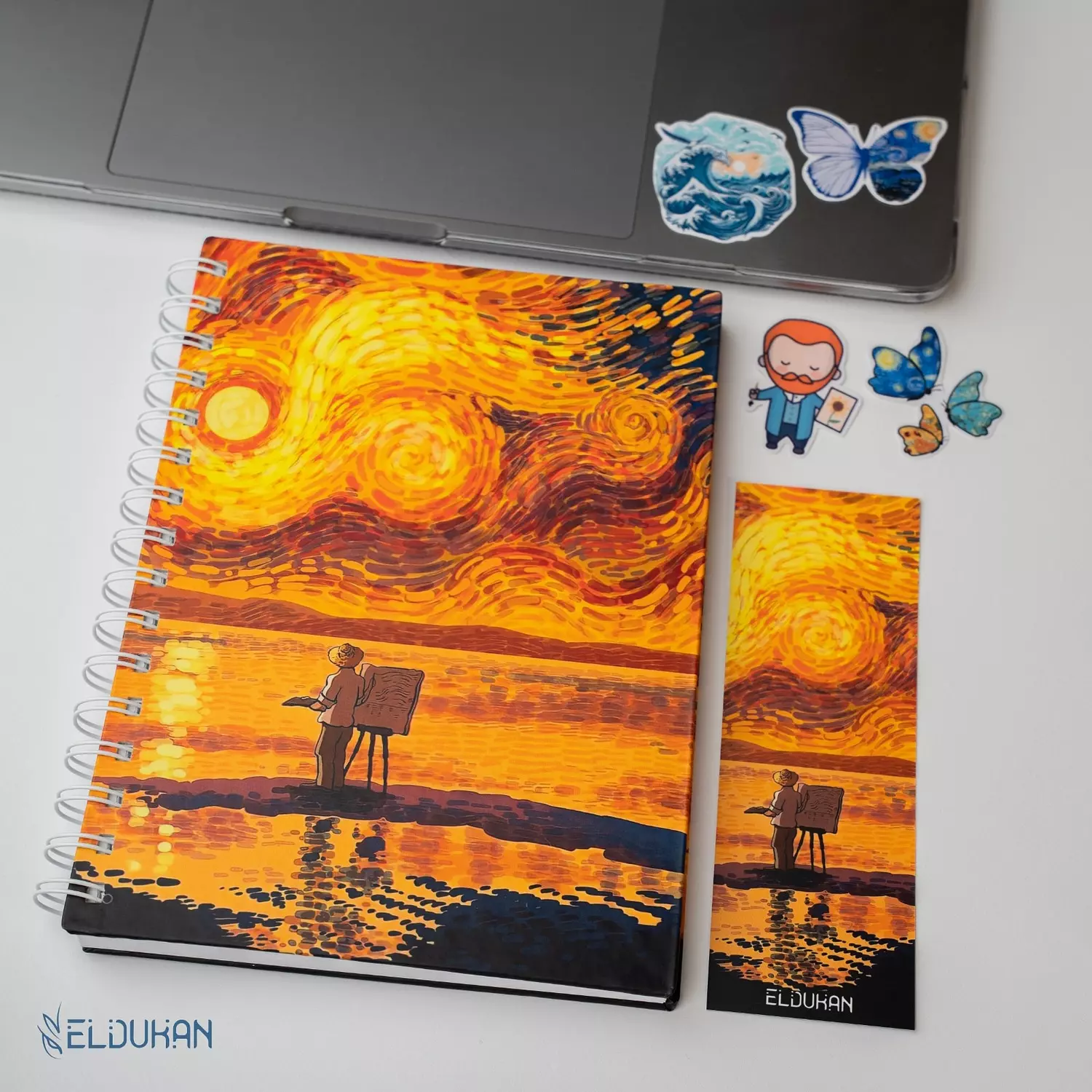 Orange Van Gogh notebook package image