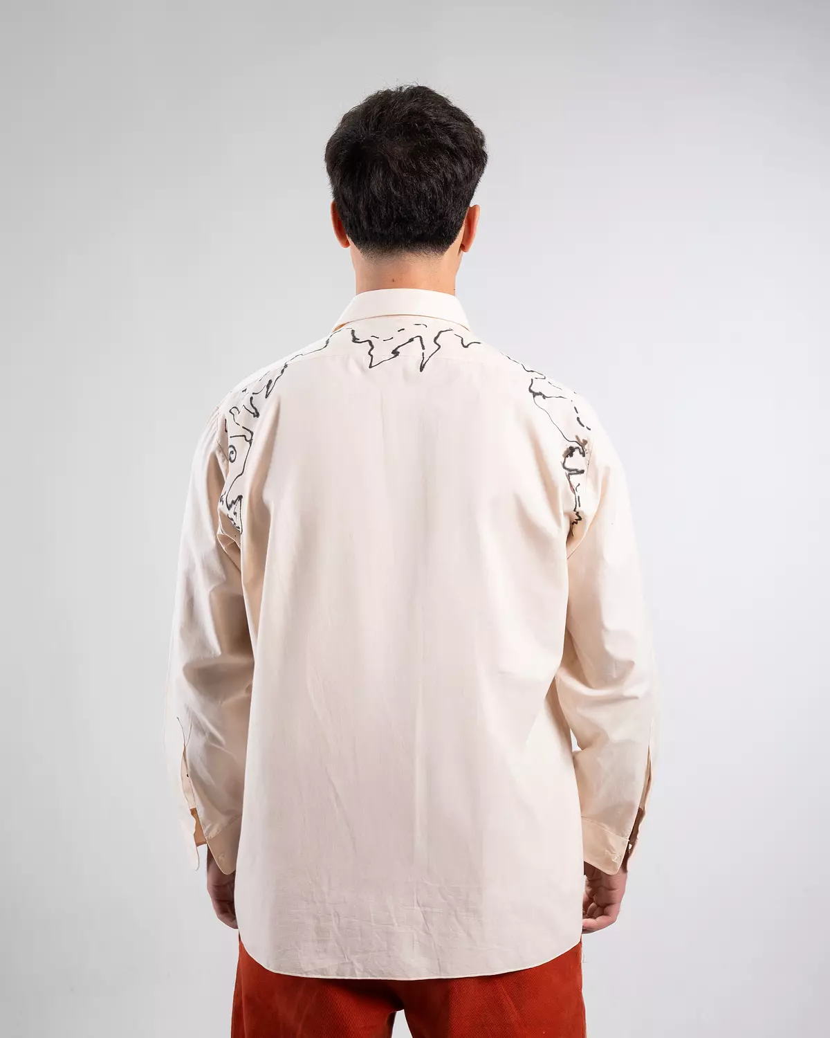 “ pirate’s diaries 2” hand-painted shirt  8