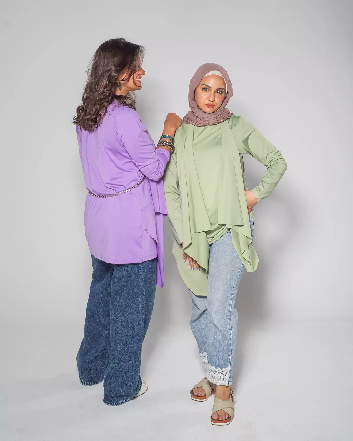 Drift lines top (lavander) 2