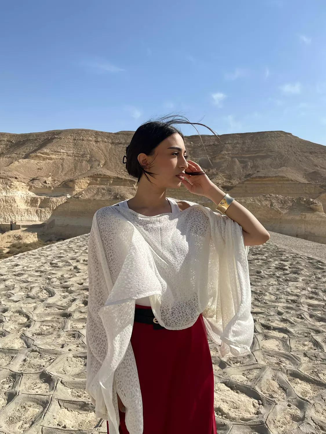 The Breeze Top - Ivory Leopard 1