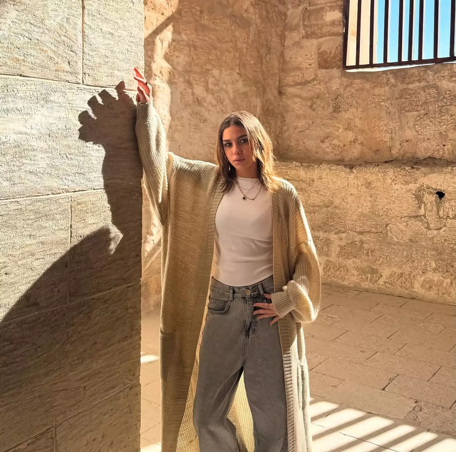 Beige cardigan  image