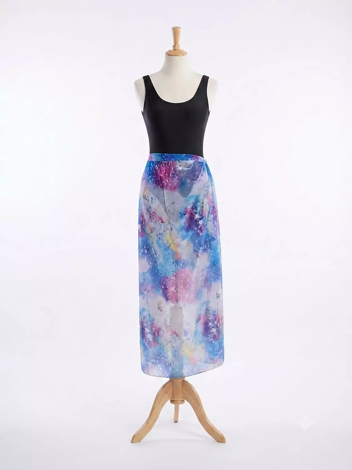 Maxi Chiffon Wrap Skirt 1