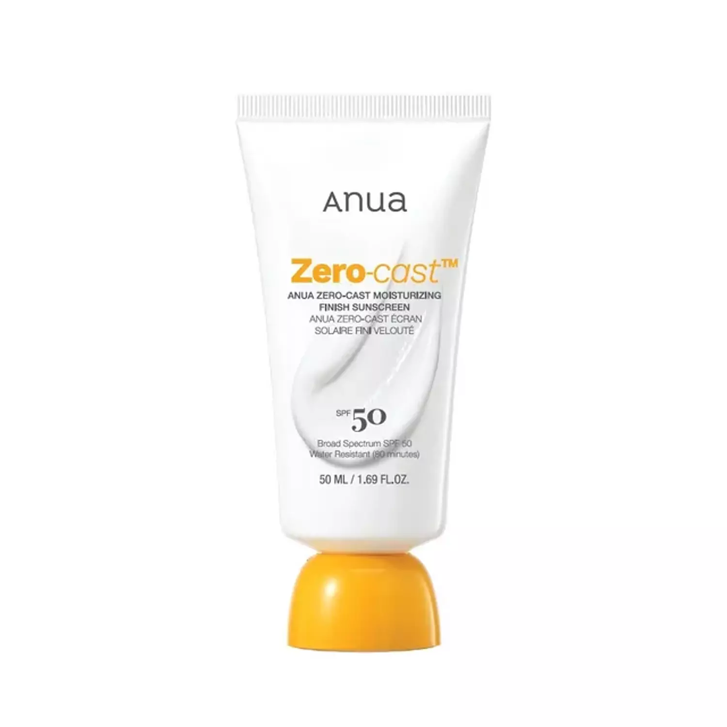 Anua - Zero-Cast Moisturizing Finish Sunscreen image