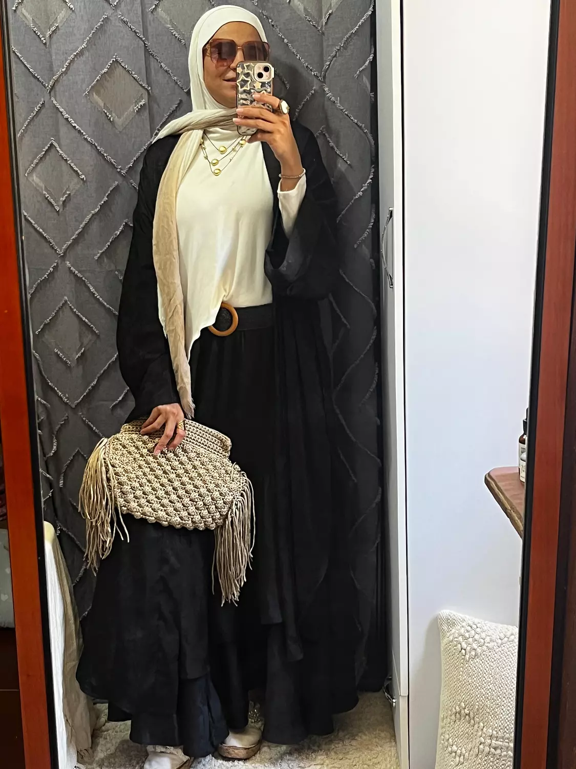 Black cardigan  image