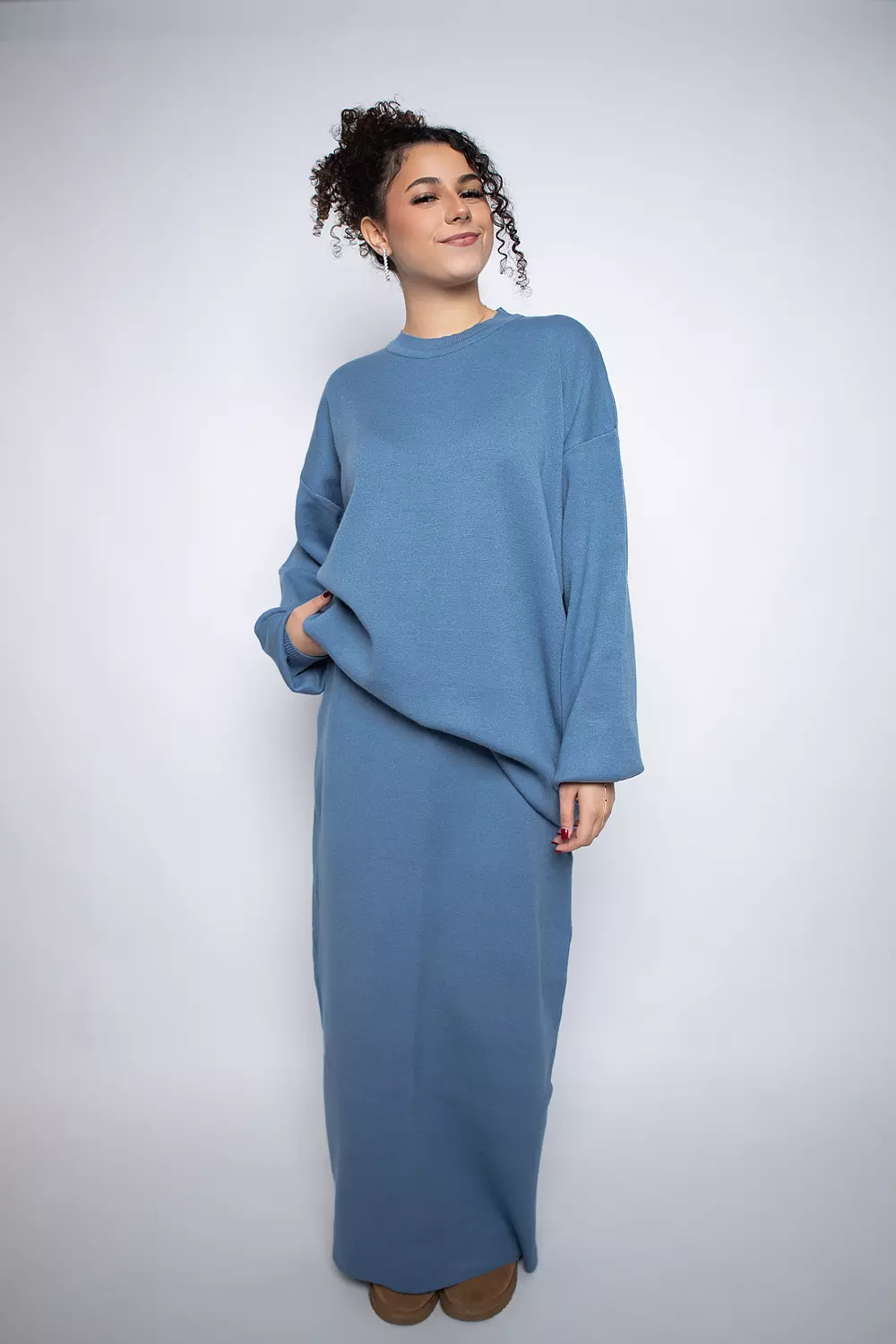 Knitted Skirt Set 40