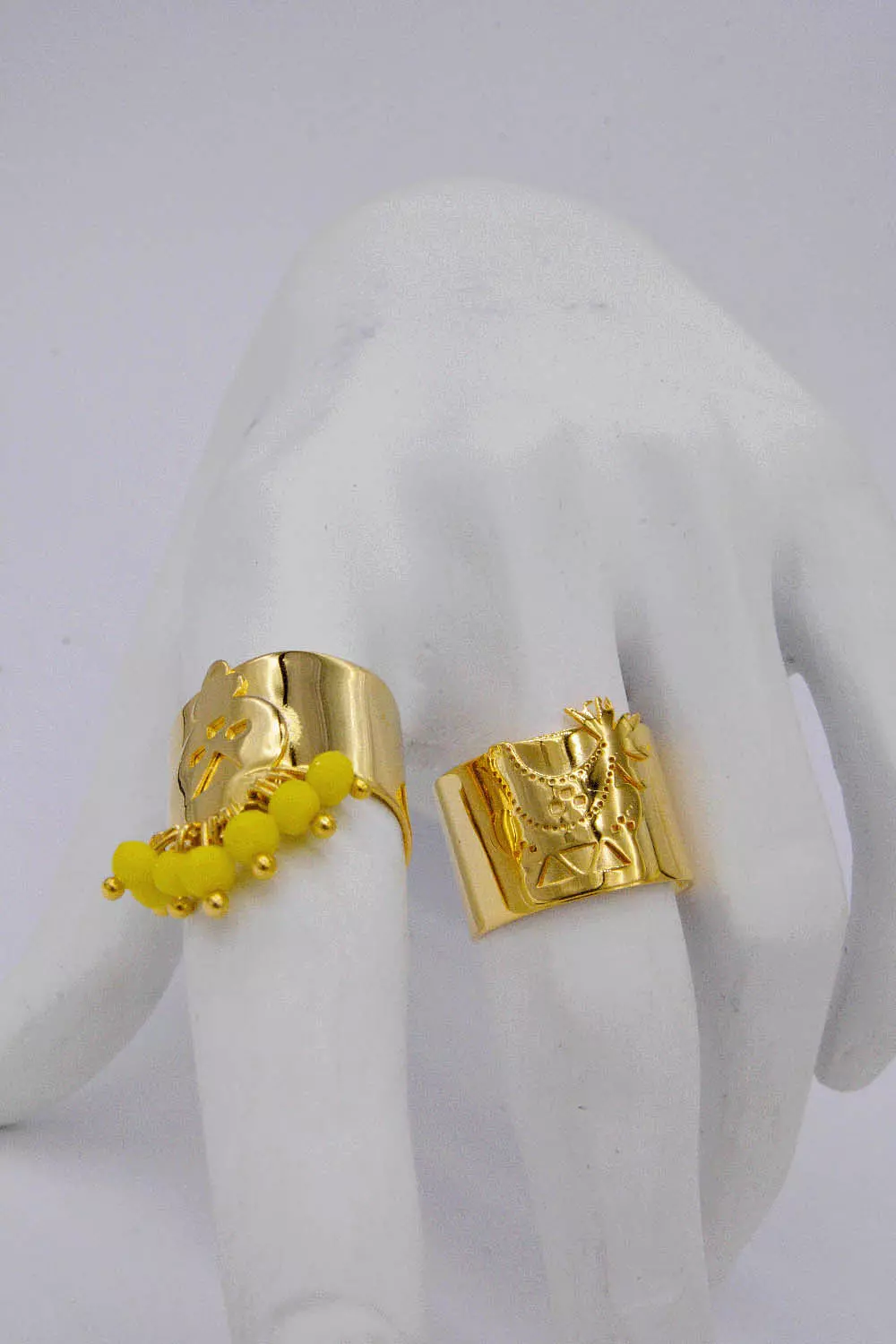 Gold Plated chicken Ring  3