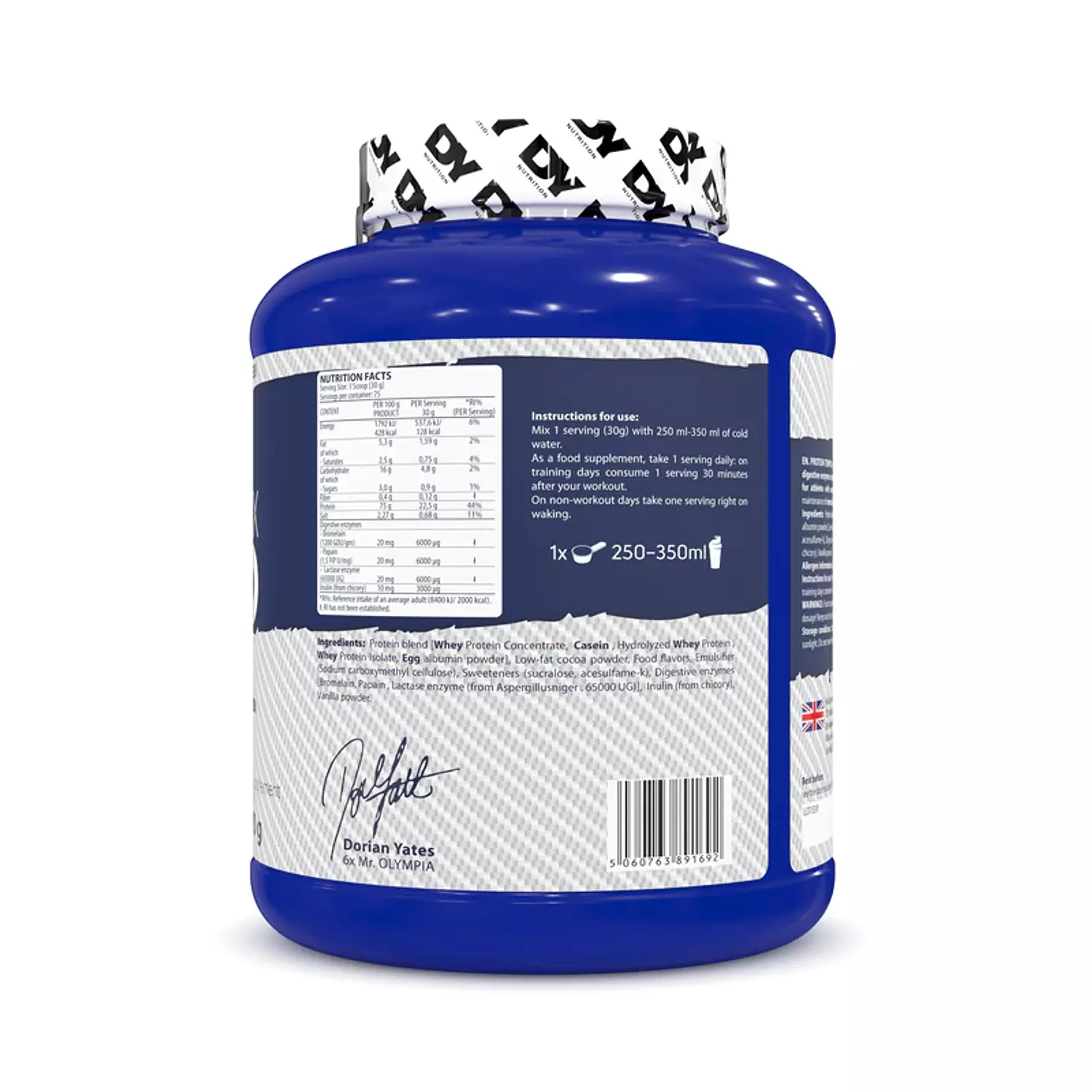 DY Whey Protein Complex Tempro 2Kg, 75 Servings hover image