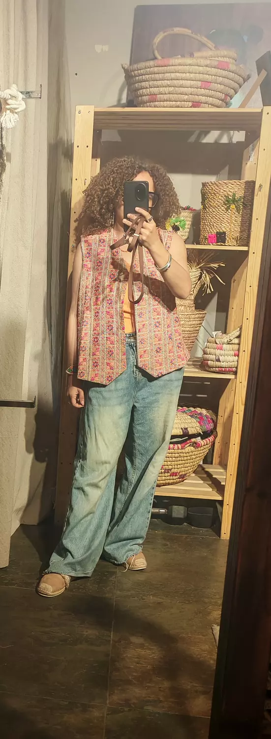 Linen sleeveless sirma vest 17