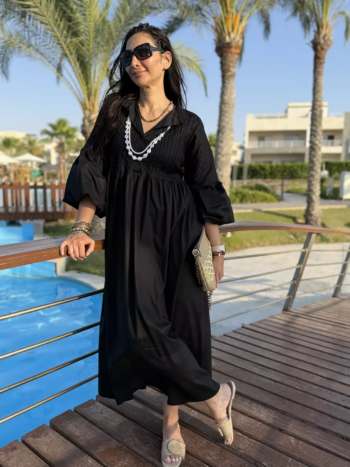Serene poplin dress 4