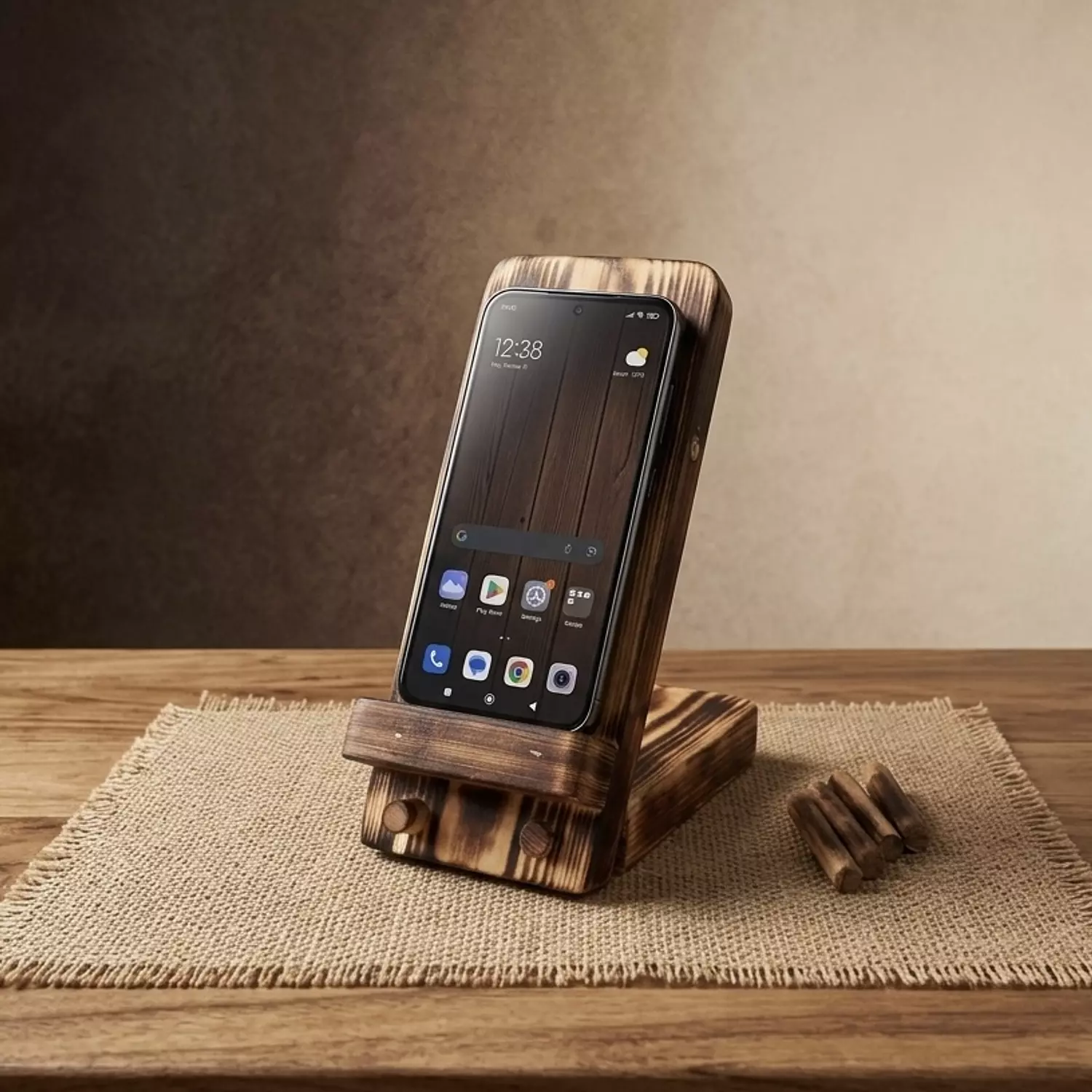 Rustic Mobile Stand 1
