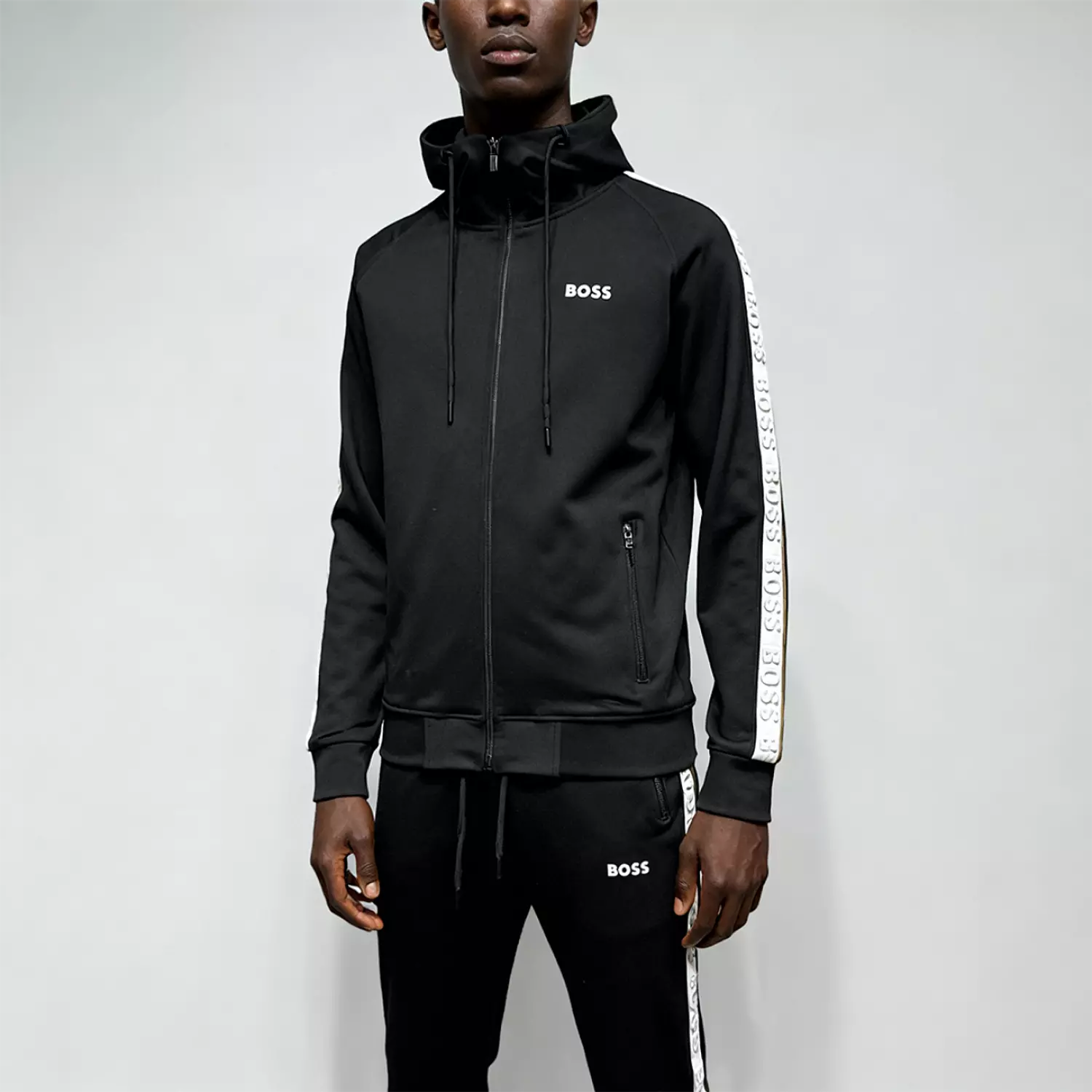 Swetshirt Boss bej hoodie 4