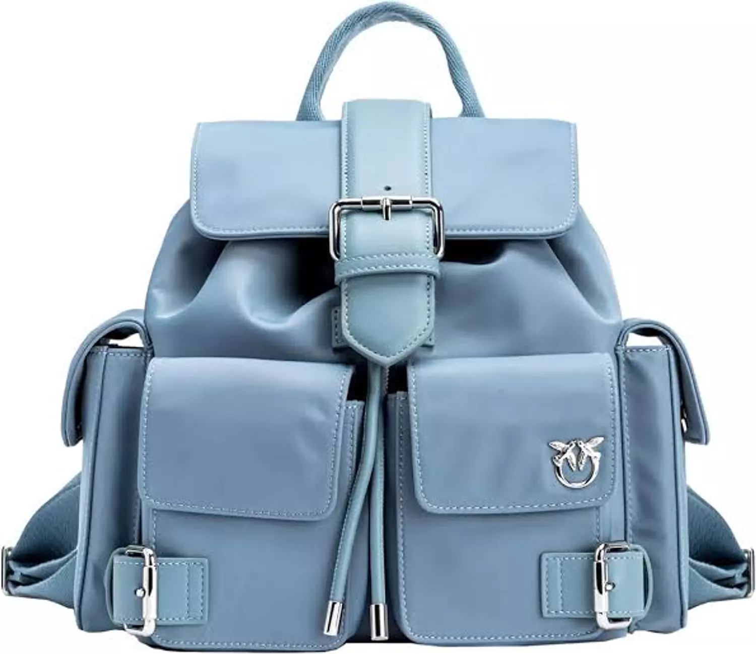  PINKO Pocket logo-plaque backpack 2